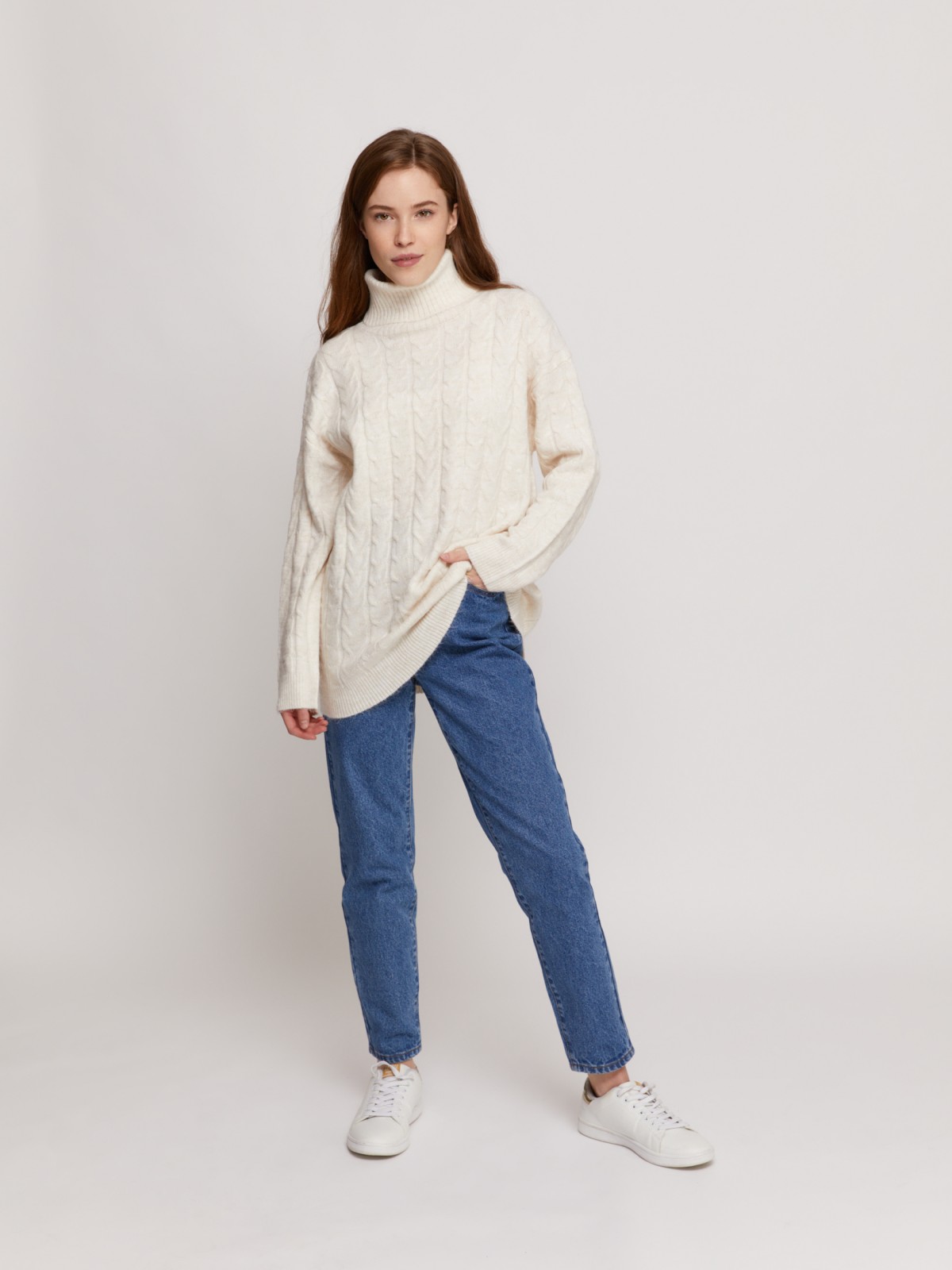 Джемпер с длинными рукавами