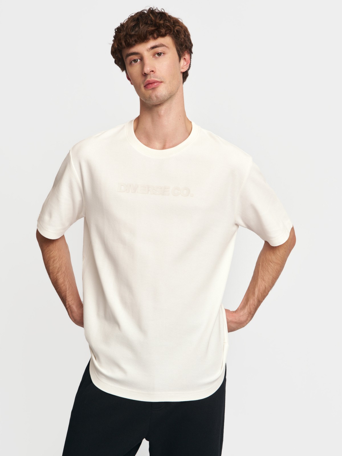 Футболка из хлопка с принтом