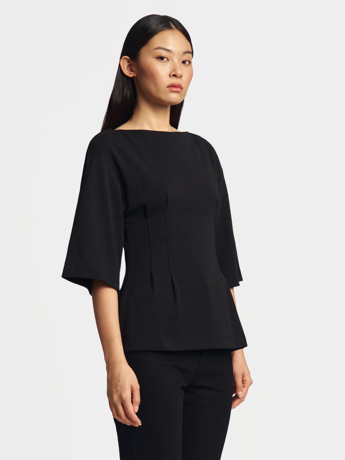 Футболка из хлопка приталенная