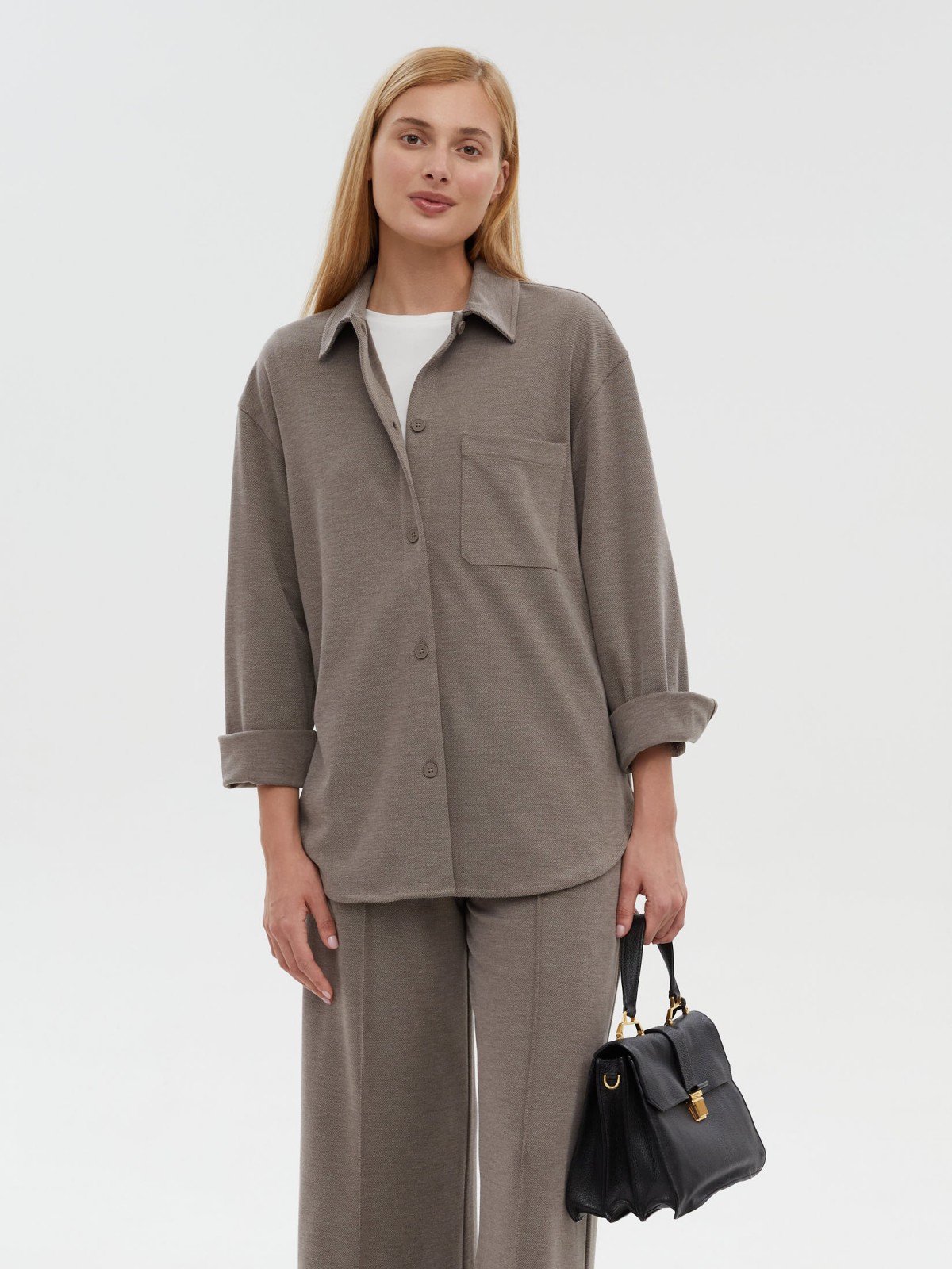 Верхняя рубашка с длинным рукавом