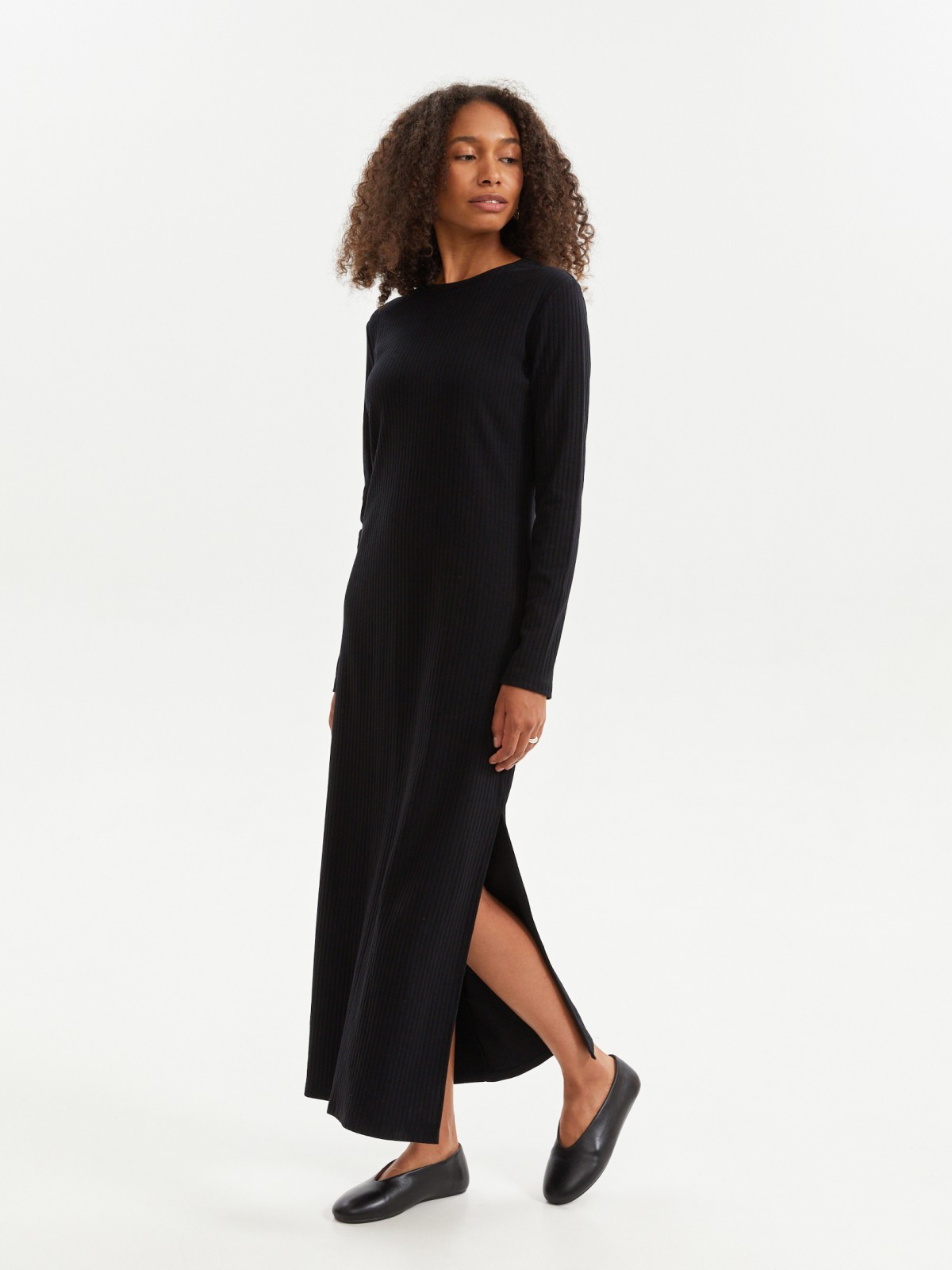 Платье лапша с длинным рукавом