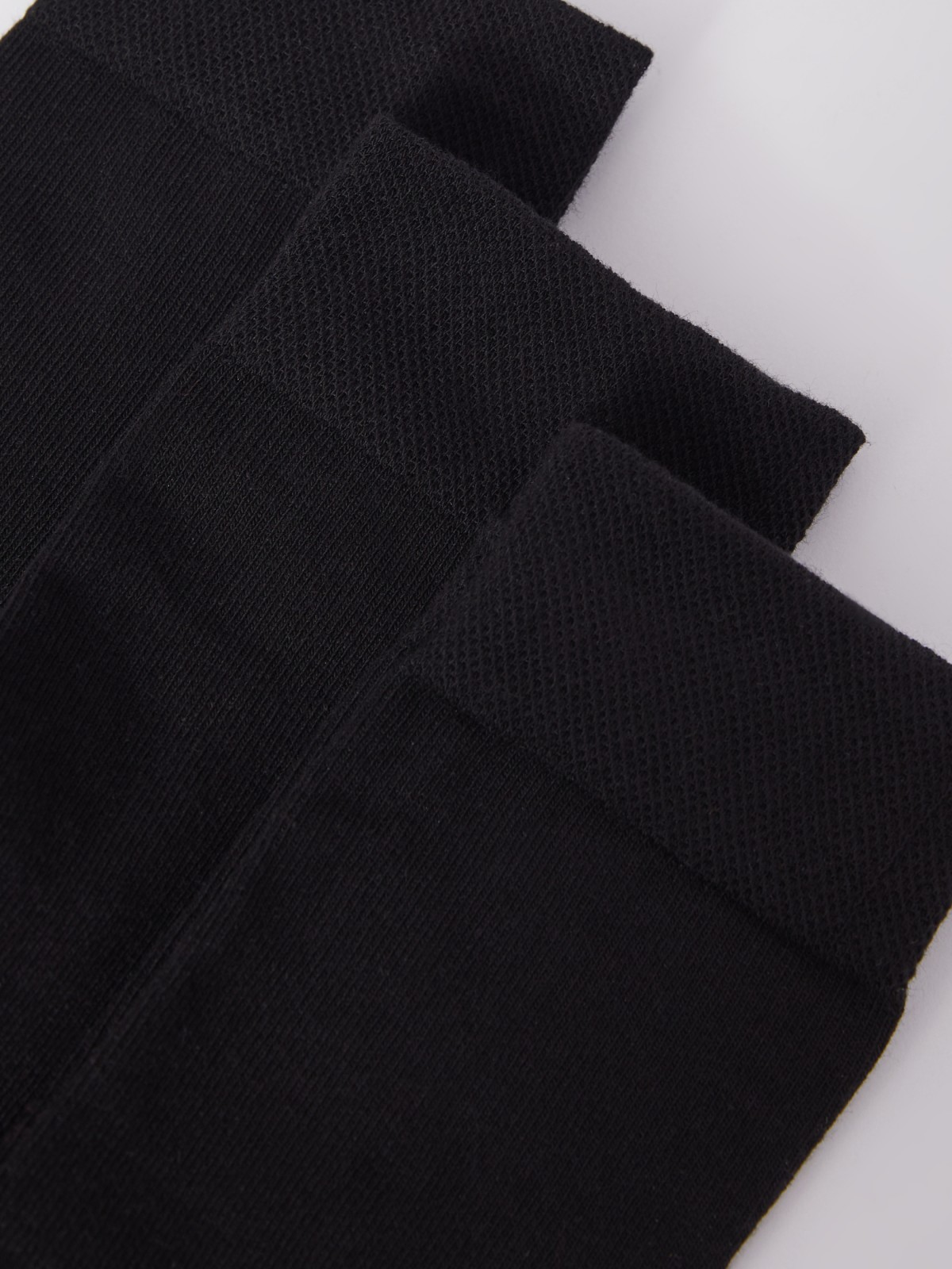 Набор носков (3 пары в комплекте) zolla 01331996G015, цвет черный, размер 25-27 - фото 3
