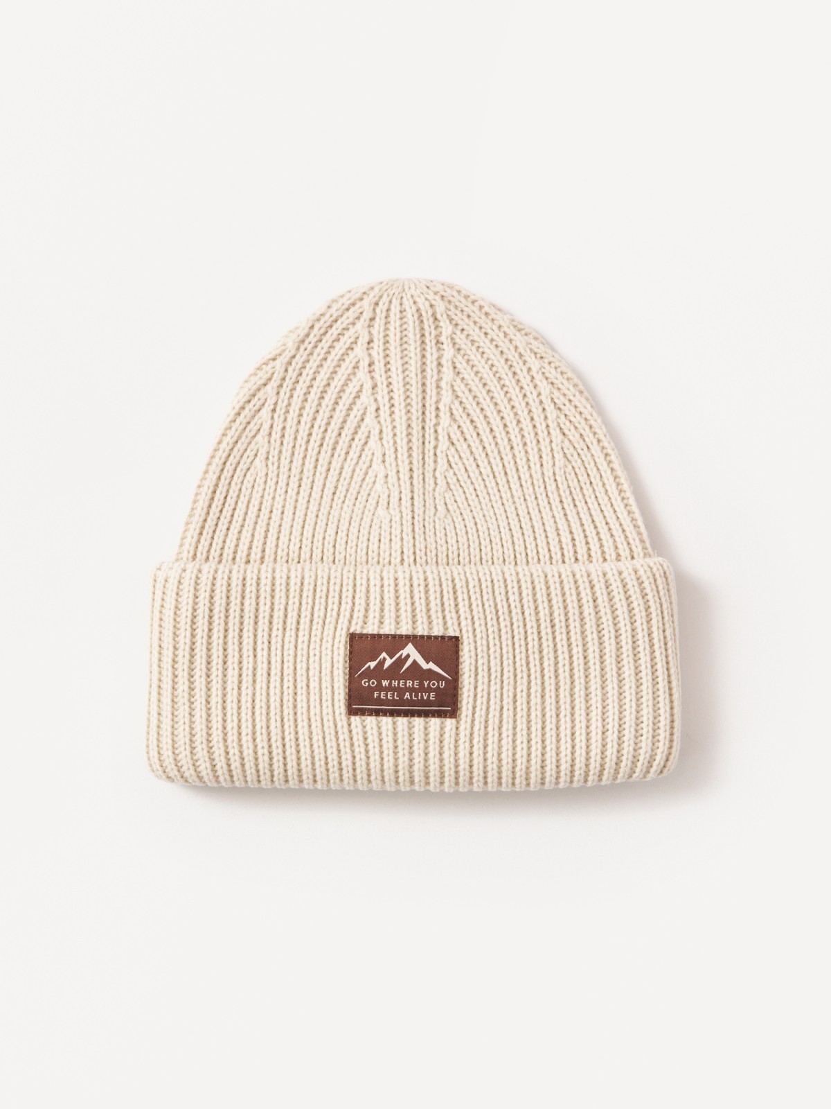 Вязаная шапка-бини из акрила