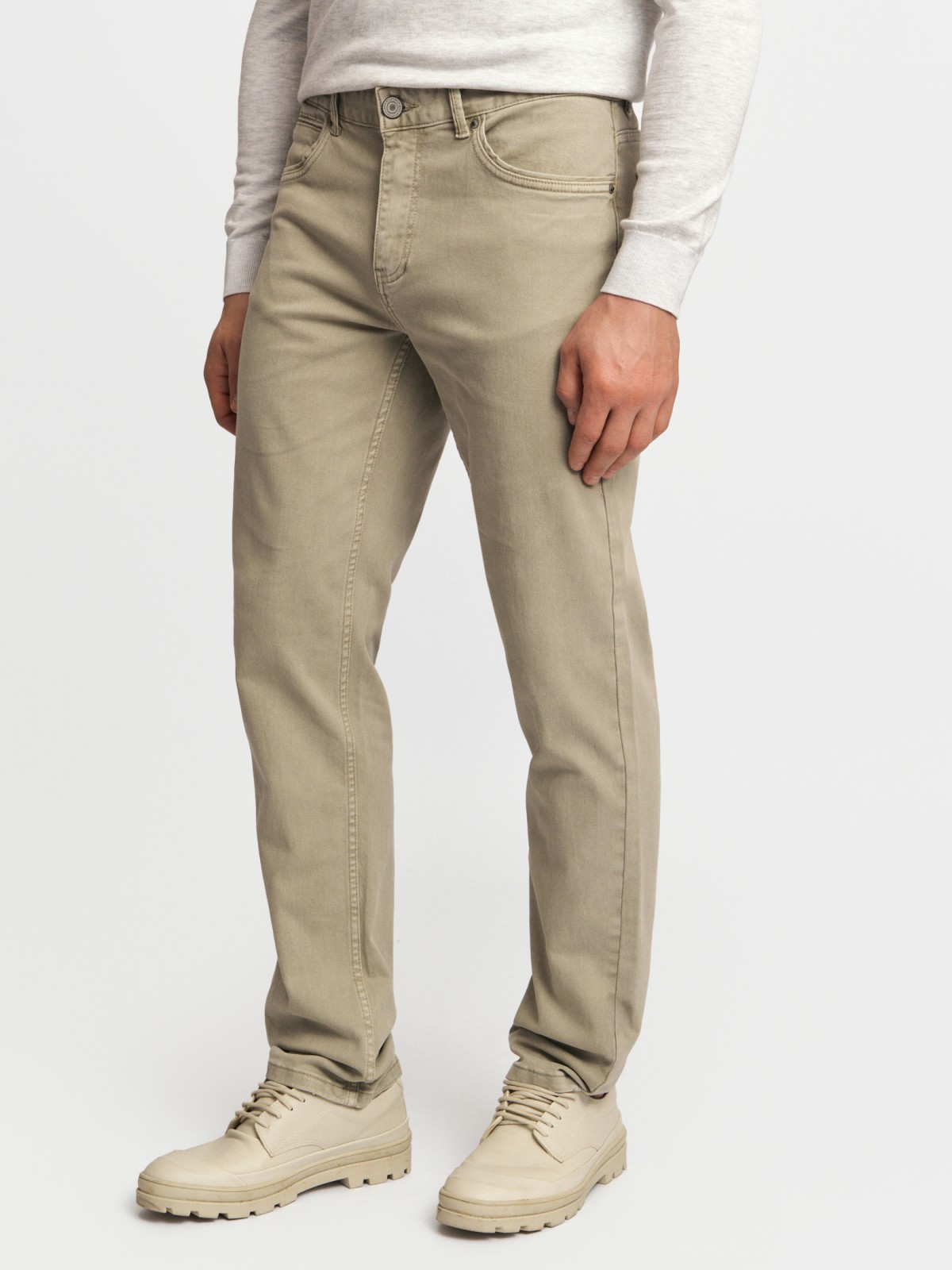 Джинсы фасона Tapered из хлопка