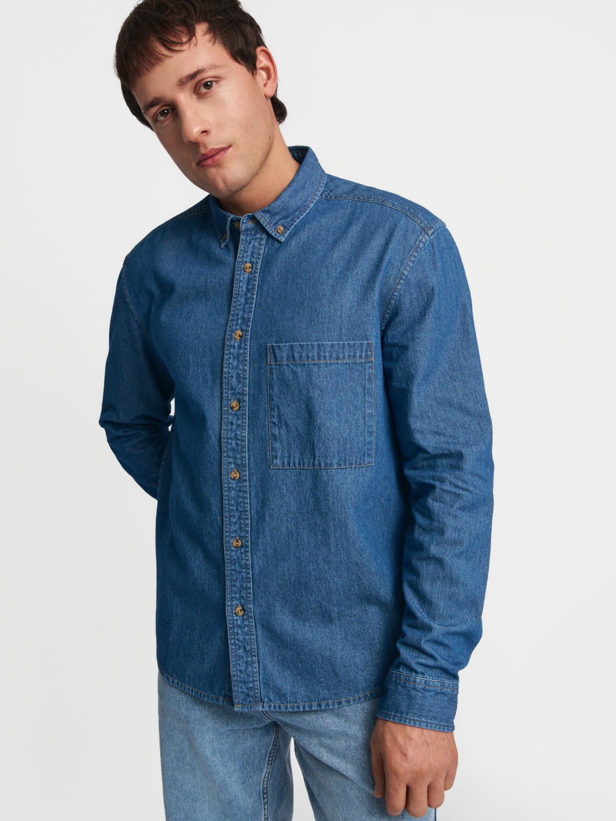 Рубашка с длинными  рукавами