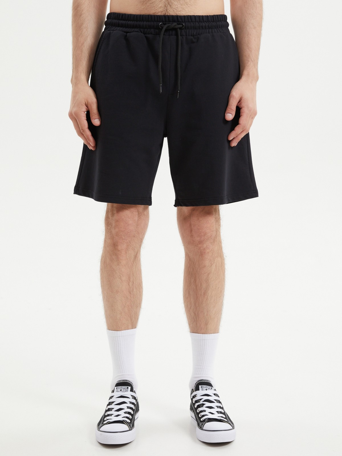 Трикотажные шорты на резинке из хлопка