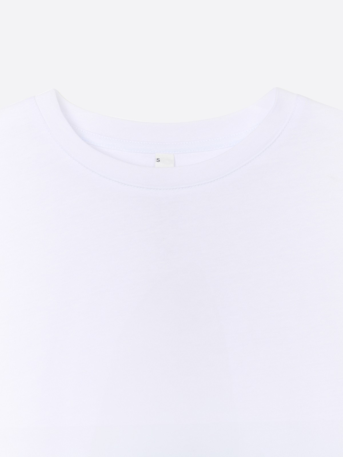 Футболка-топ из хлопка с коротким рукавом