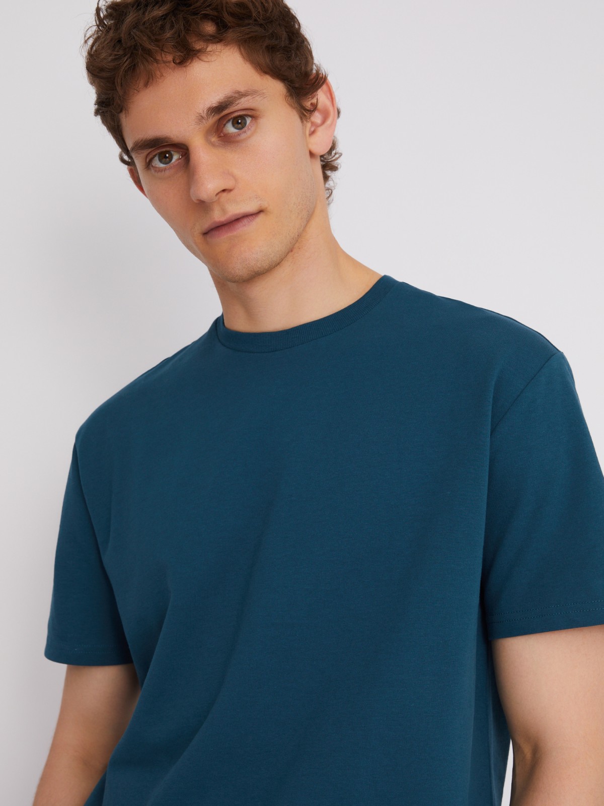 Футболка из плотного трикотажа из хлопка