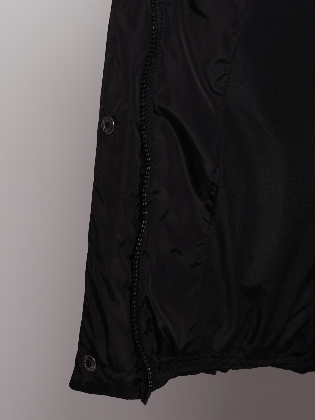 Тёплая оверсайз куртка с воротником zolla 02312512J084, цвет черный, размер XS - фото 3