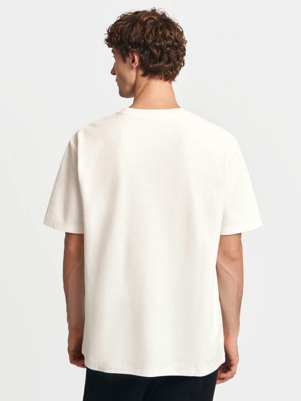 Футболка из хлопка с принтом