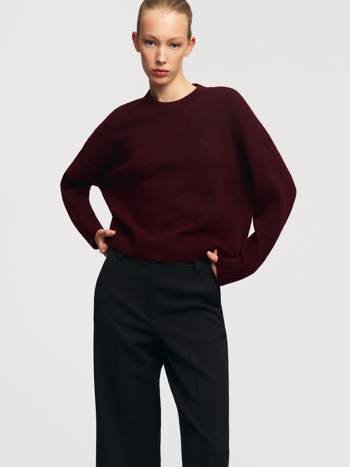 Вязаный джемпер с шерстью