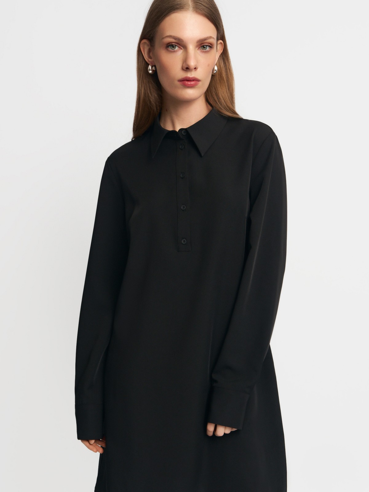 Платье-рубашка мини