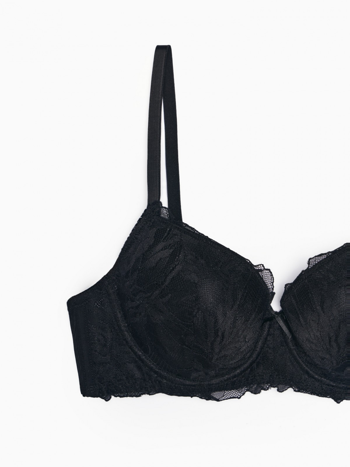 Кружевной бюстгальтер на косточках без Push-up