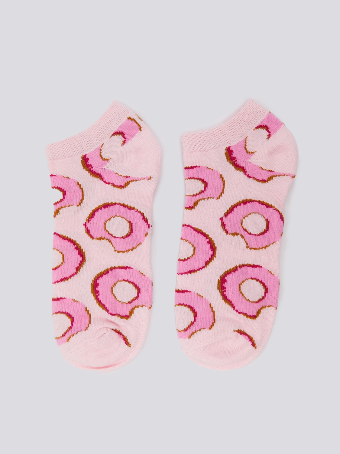 Набор коротких носков (3 пары в комплекте) zolla 024119962105, цвет лиловый, размер 23-25 - фото 3