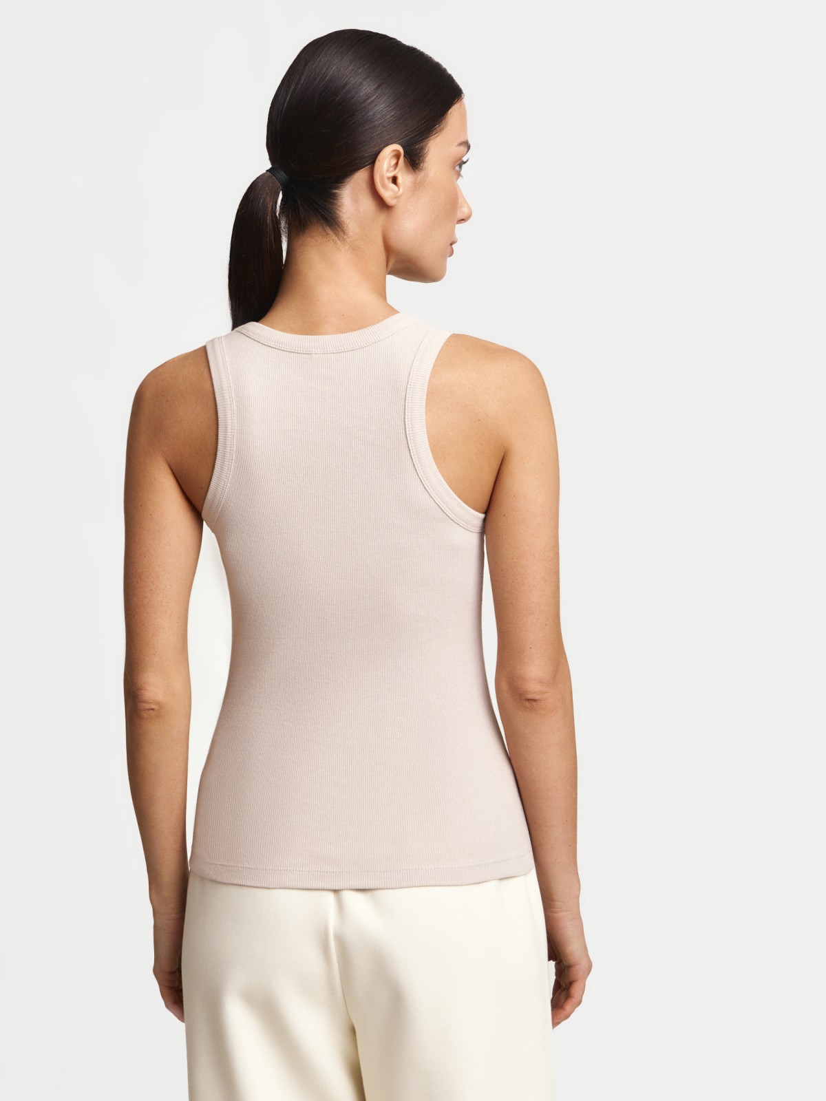 Майка из хлопка без рукавов