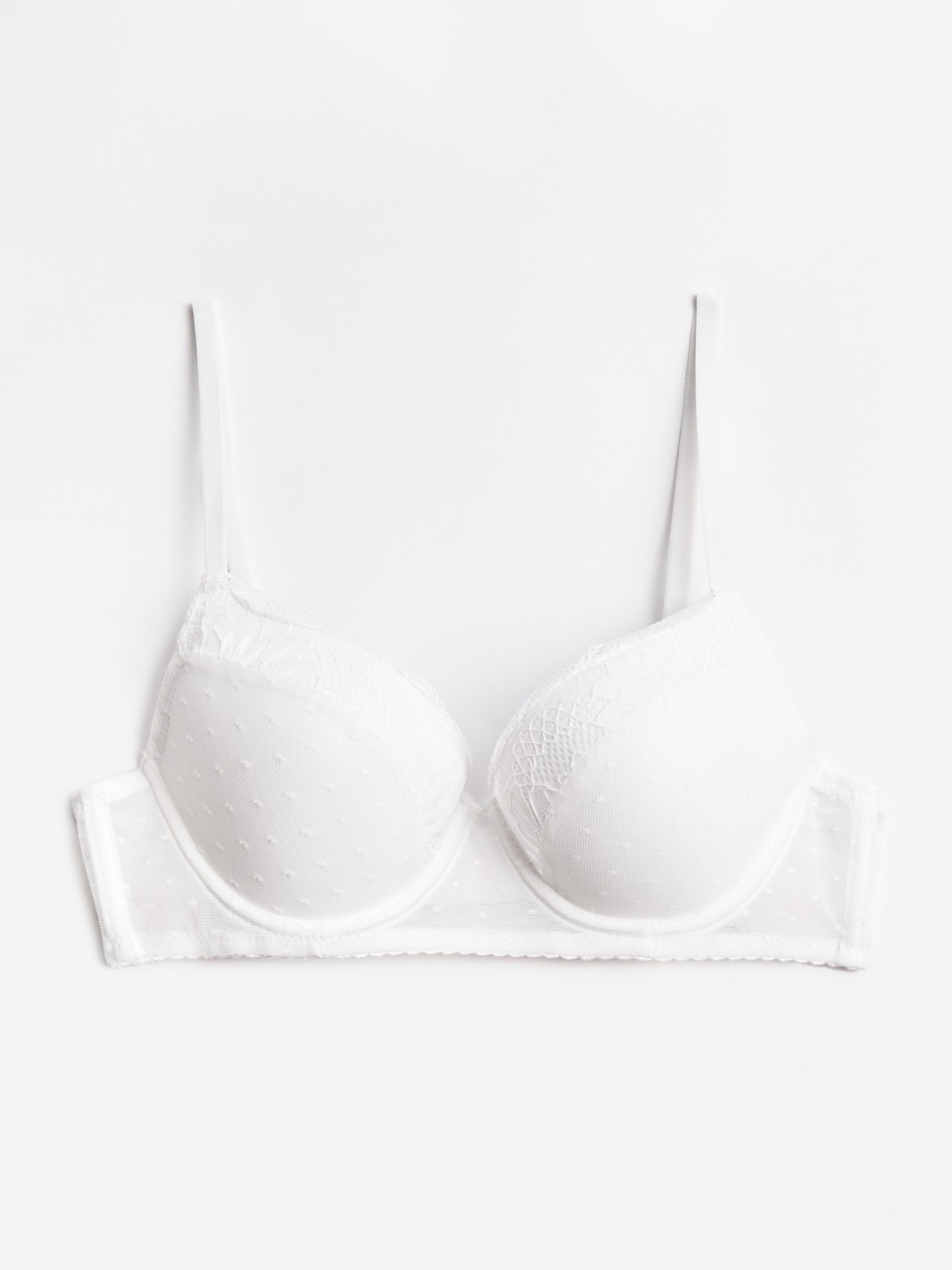 Бюстгальтер на косточках с кружевом