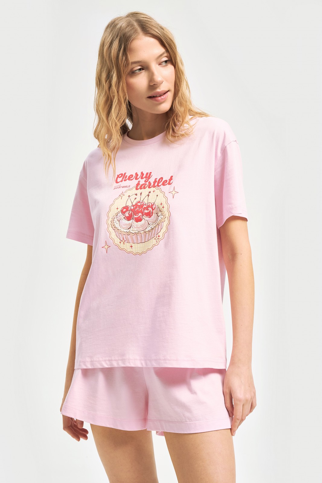 Футболка оверсайз из хлопка с принтом