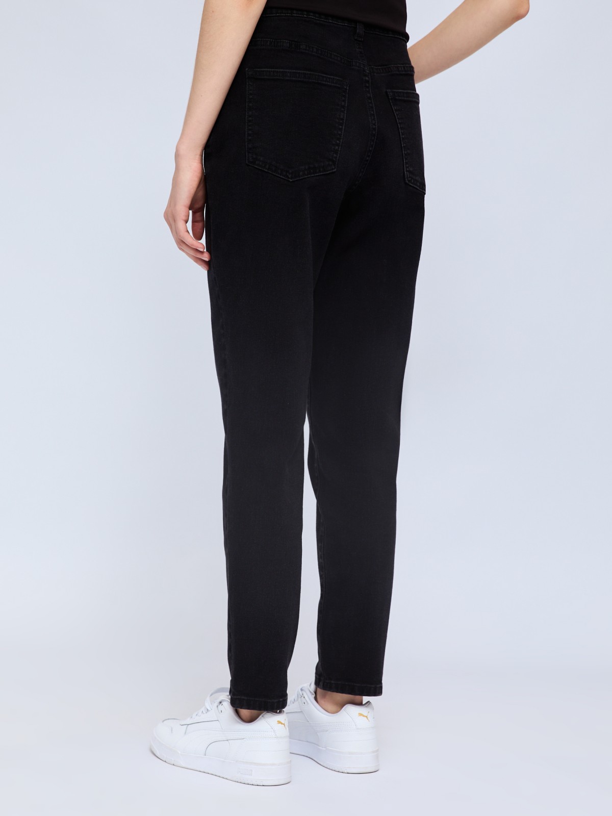 Джинсы силуэта Mom Comfort с высокой посадкой