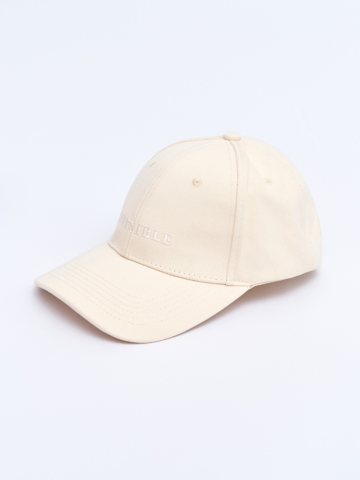 Бейсболка из хлопка с полукруглым козырьком