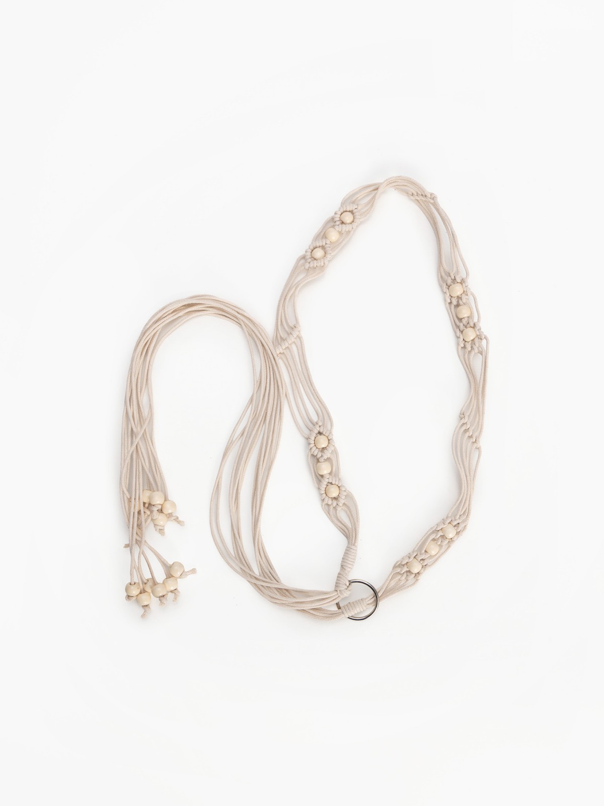 Плетёный ремень из хлопка