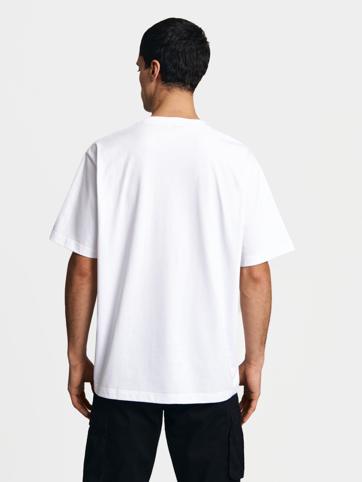 Футболка из хлопка с принтом