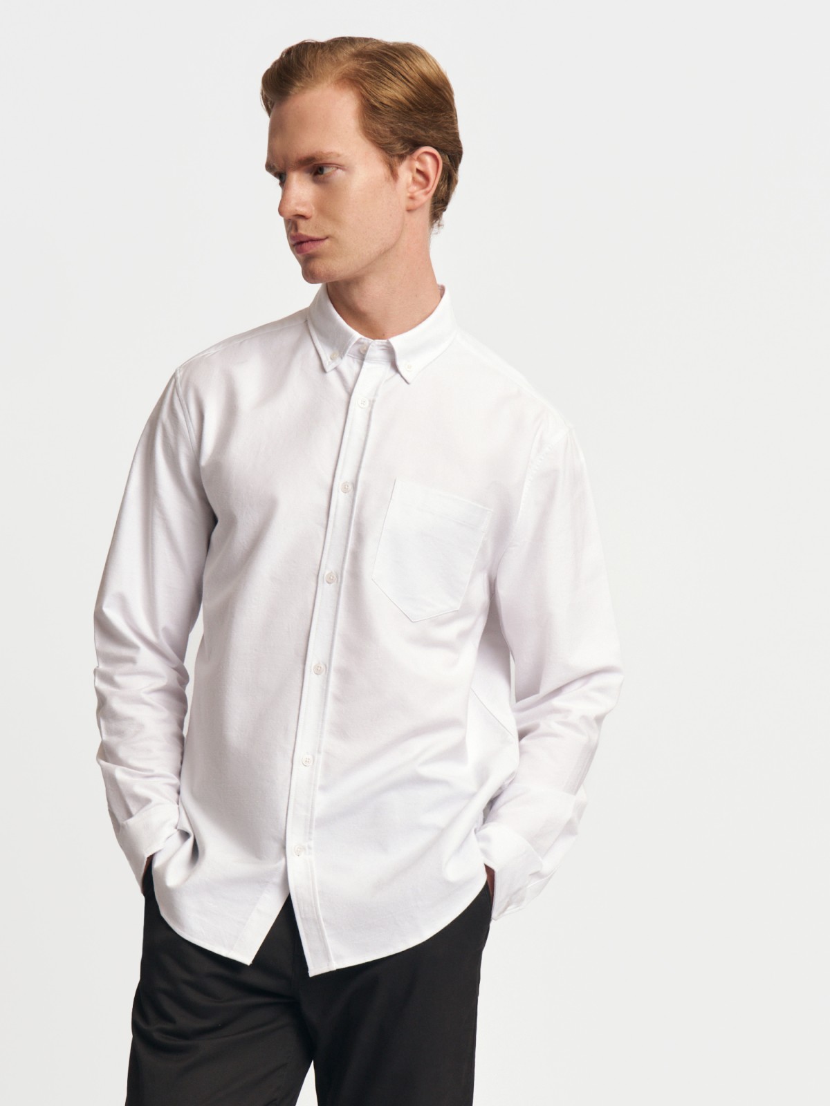 Офисная рубашка из хлопка