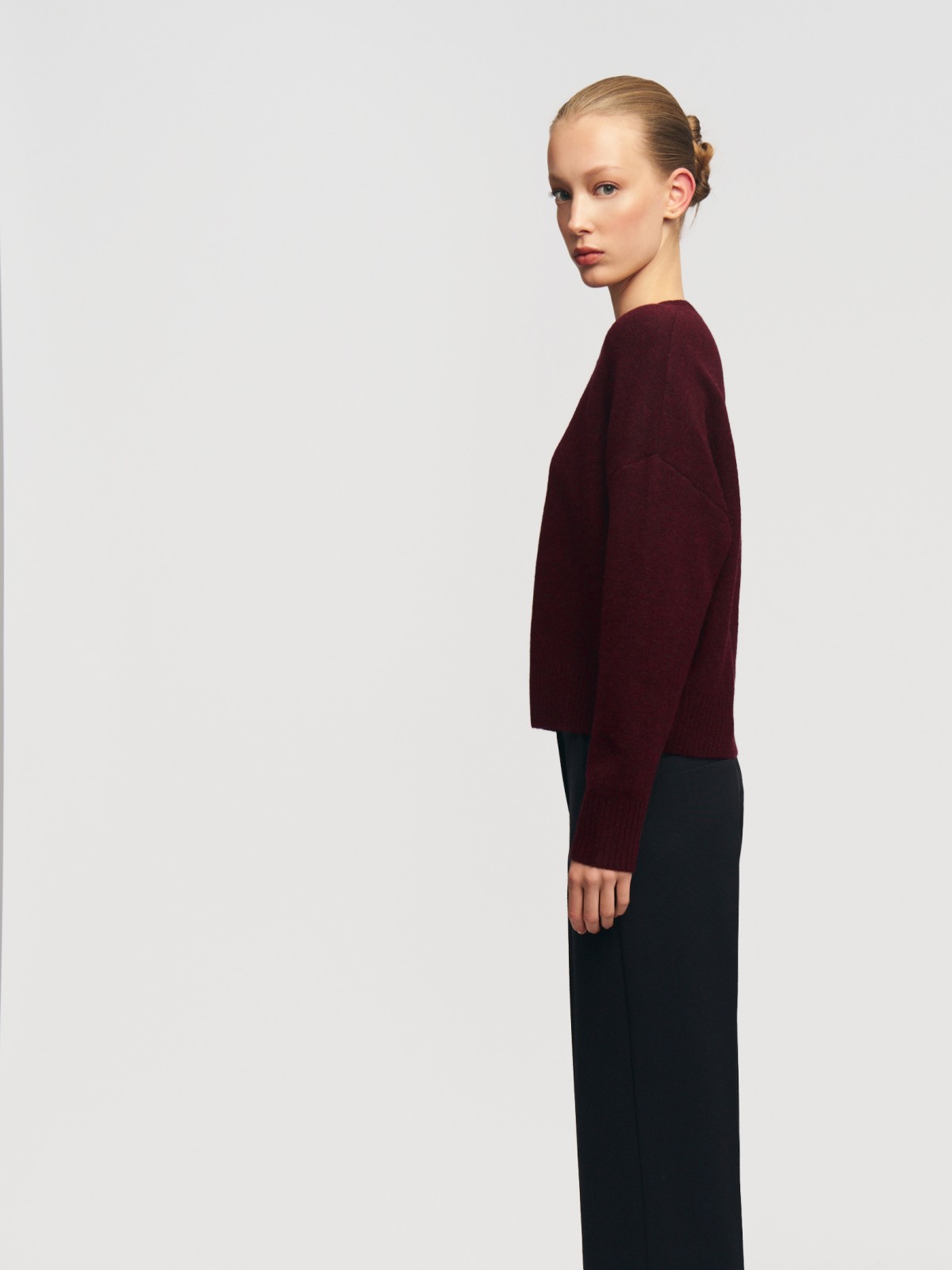 Вязаный джемпер с шерстью