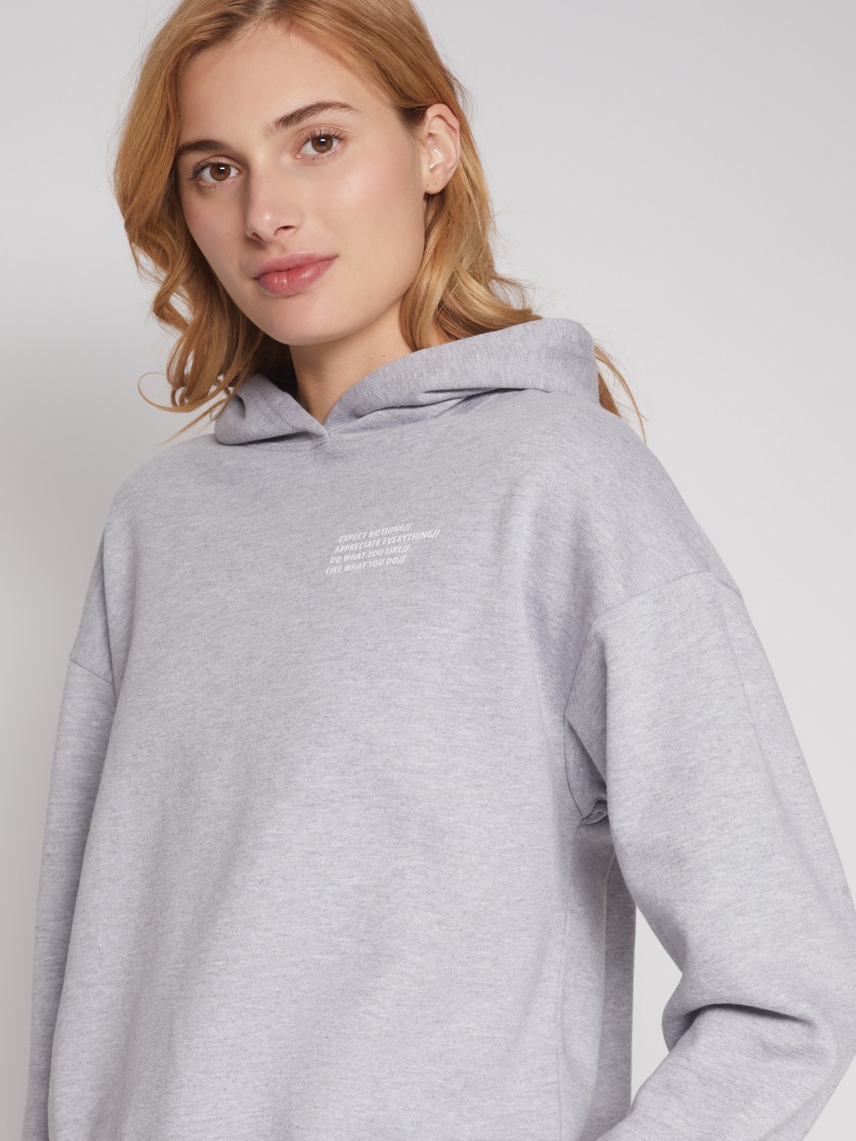 Утеплённый худи с капюшоном