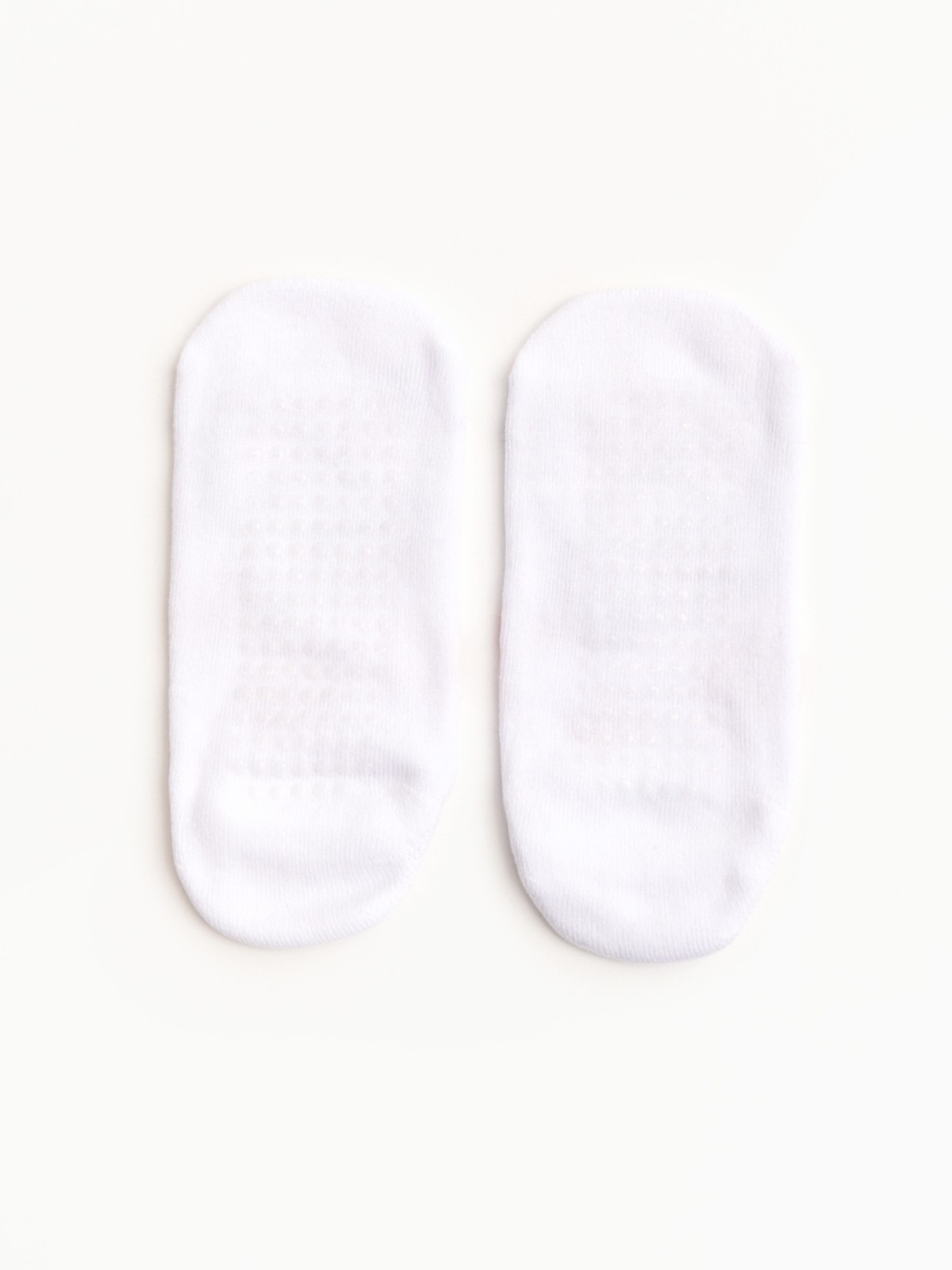 Тёплые махровые носки-подследники с новогодним рисунком