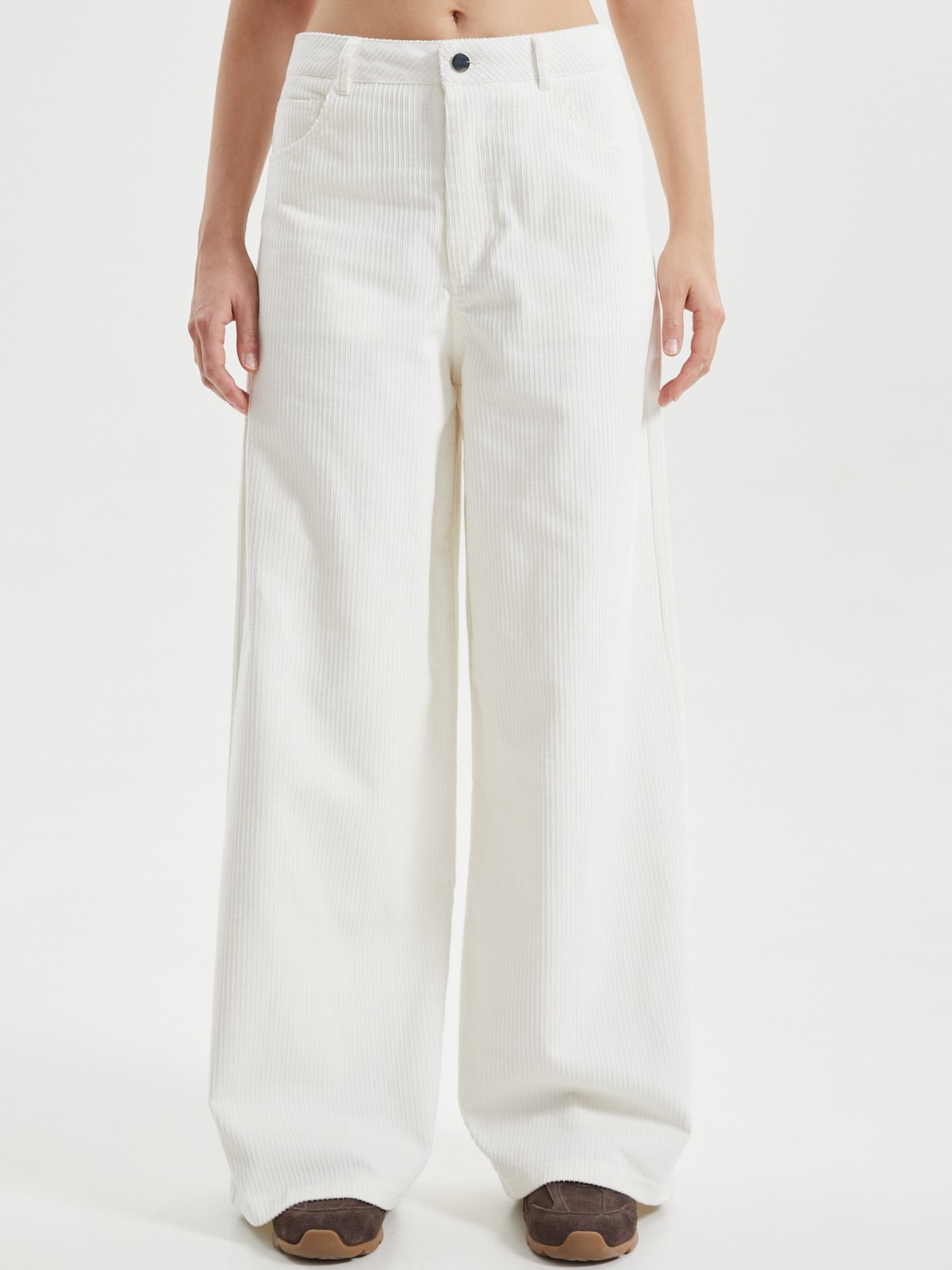 Прямые вельветовые брюки из хлопка