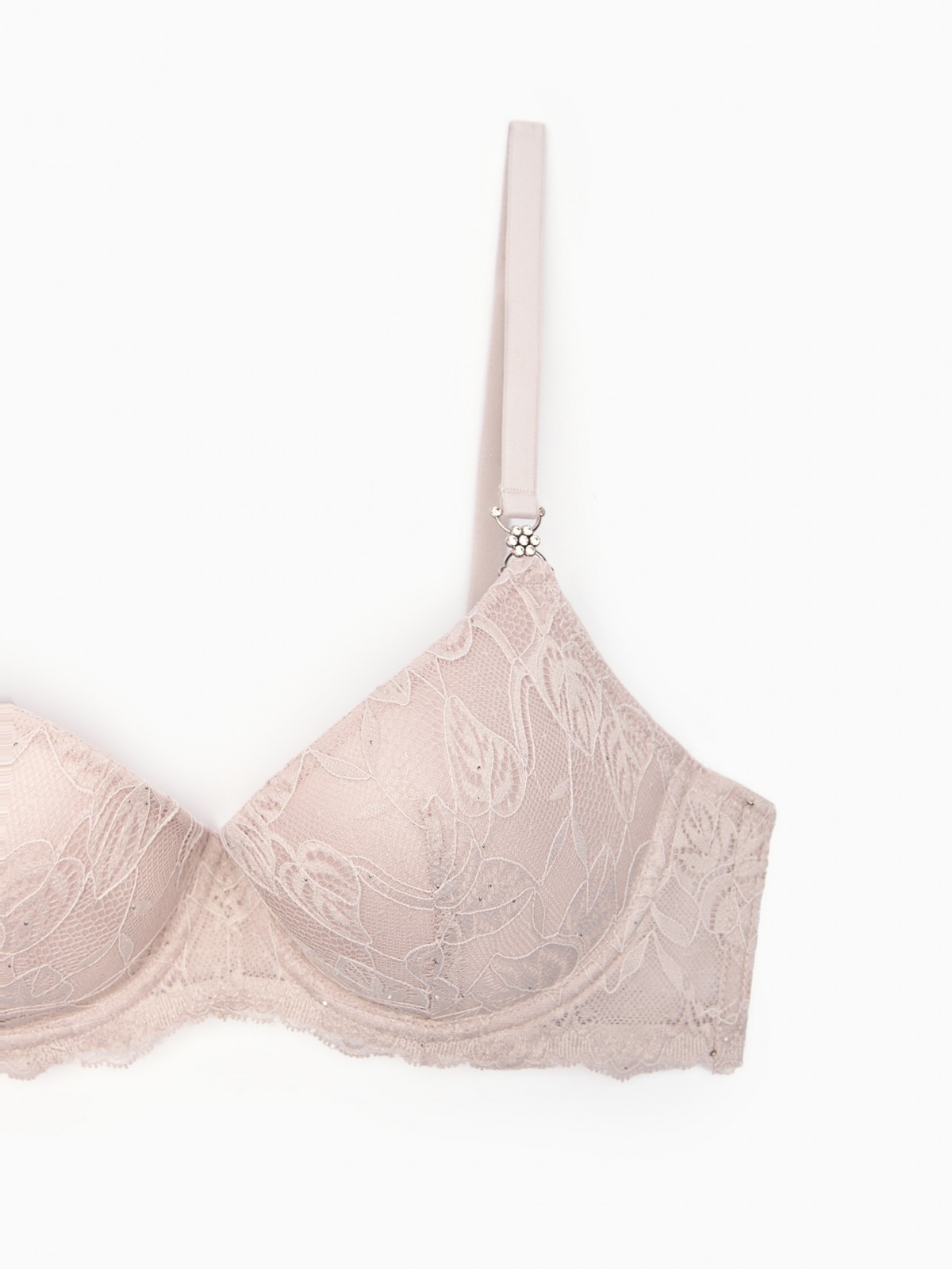 Кружевной бюстгальтер на косточках с Push-up