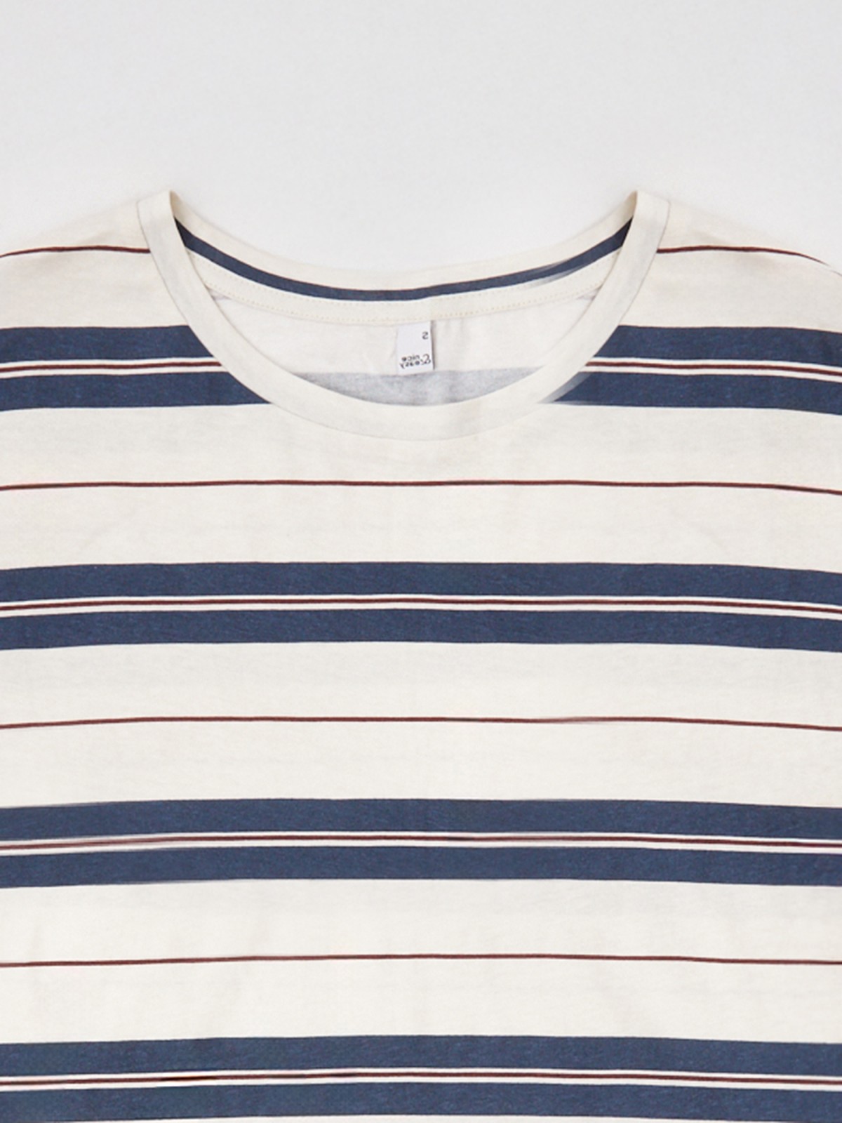 Футболка из хлопка в полоску