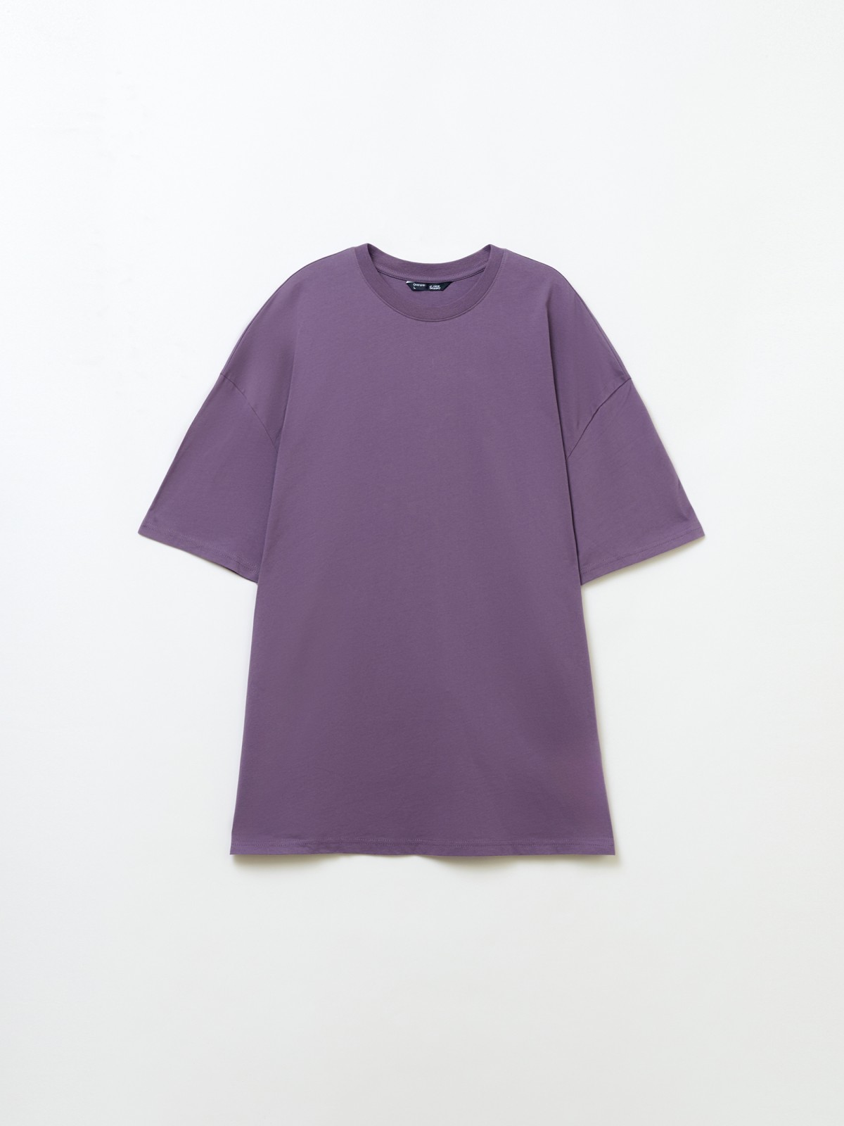 Футболка оверсайз из хлопка с коротким рукавом