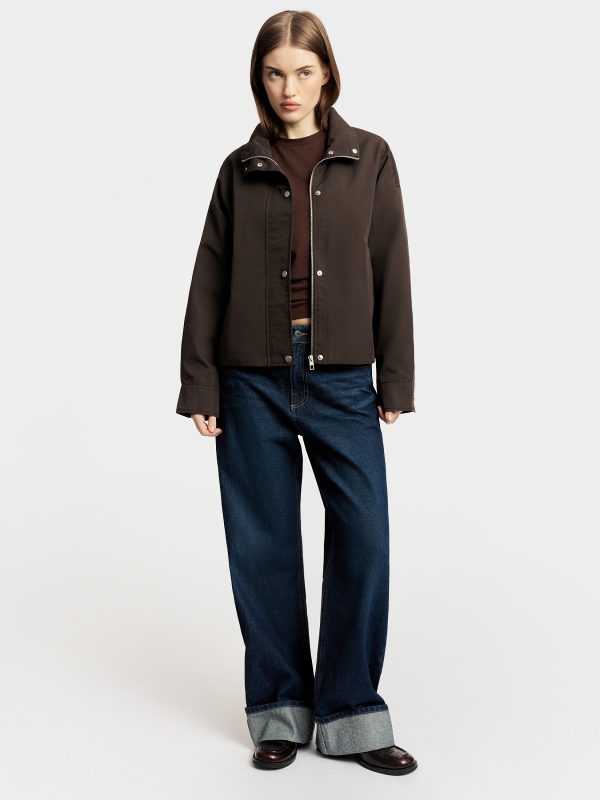 Куртка-ветровка с воротником