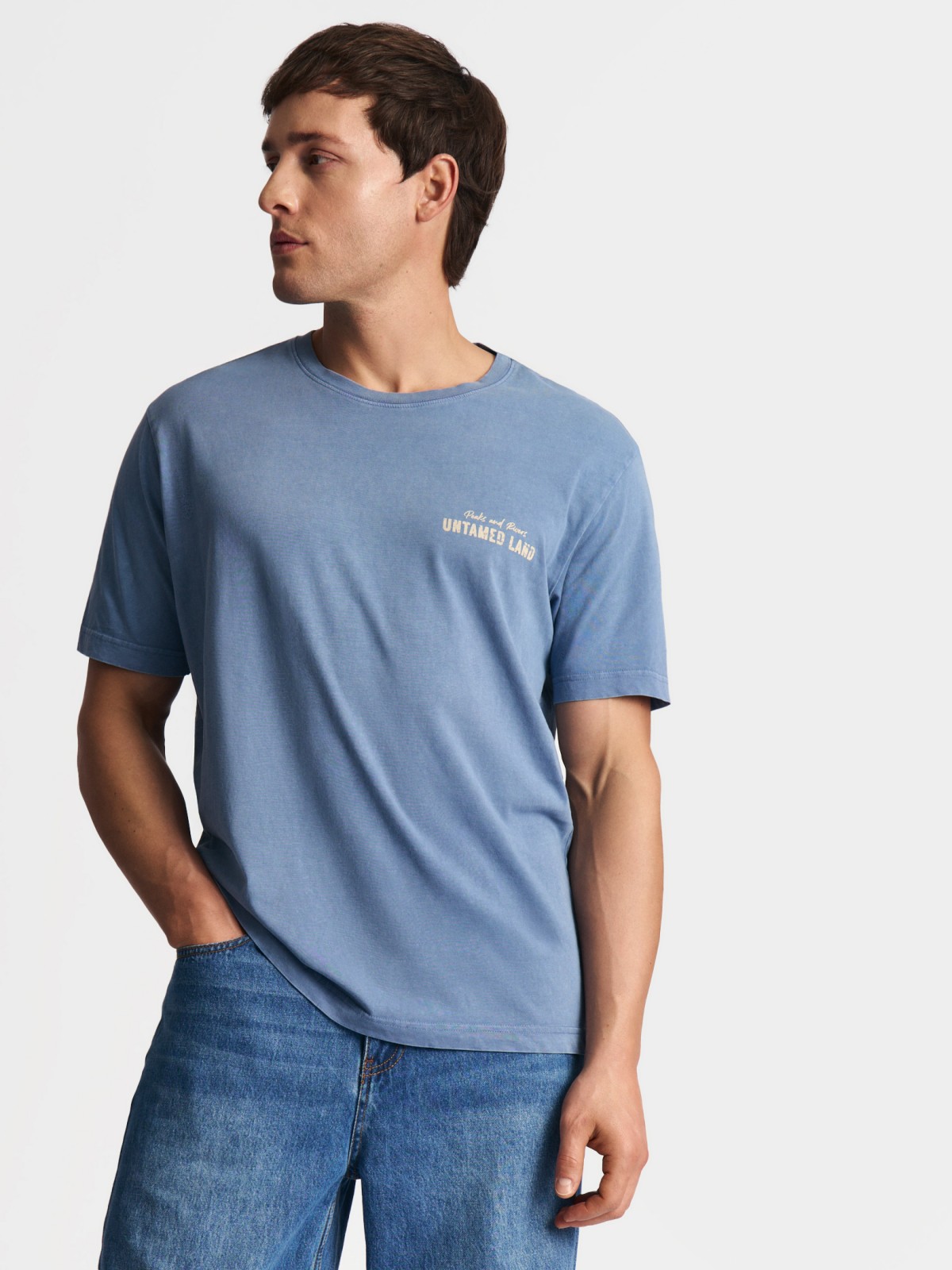 Футболка из хлопка с надписью