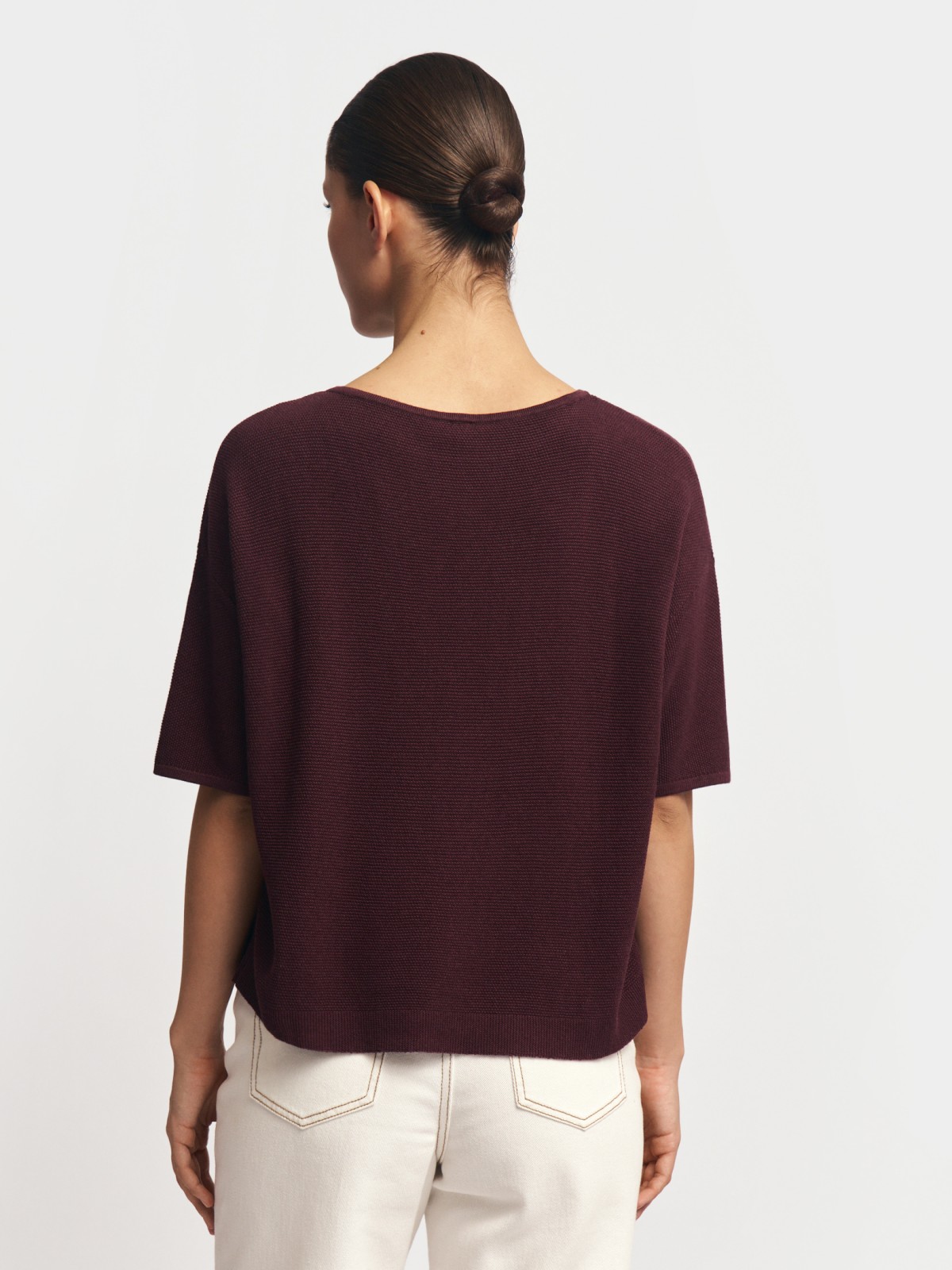 Джемпер с коротким рукавом