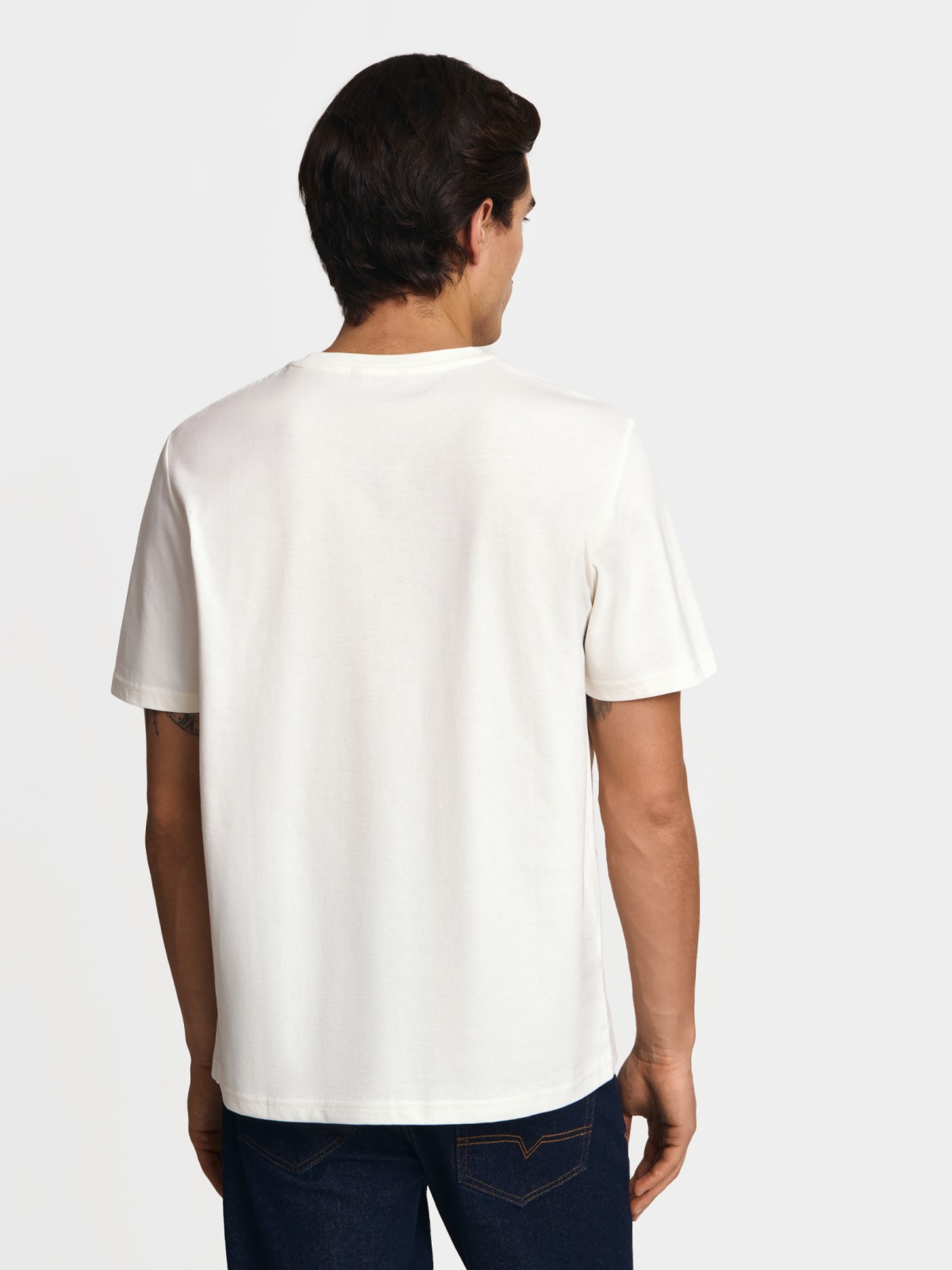 Футболка из хлопка с принтом