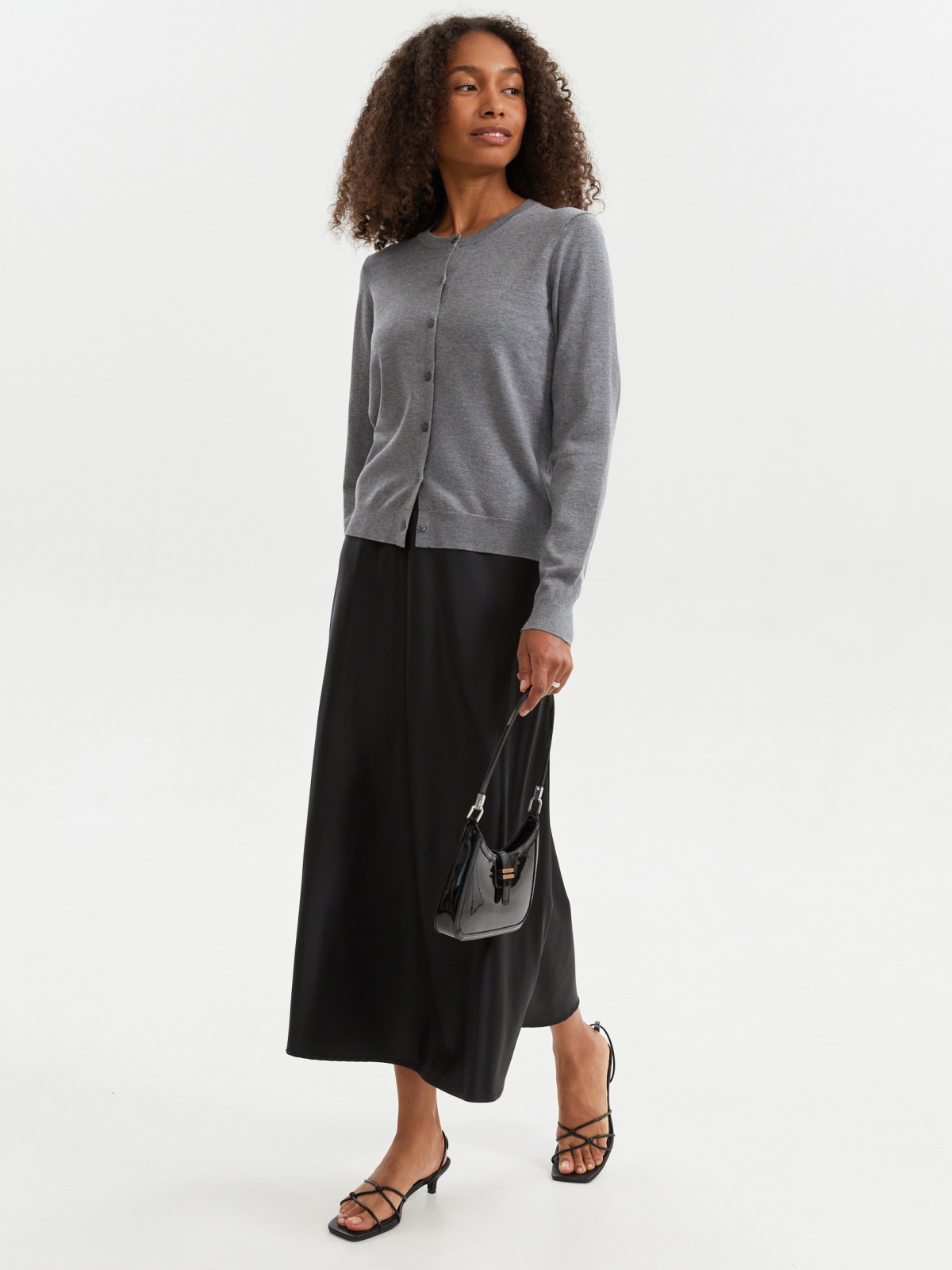 Трикотажный кардиган на пуговицах