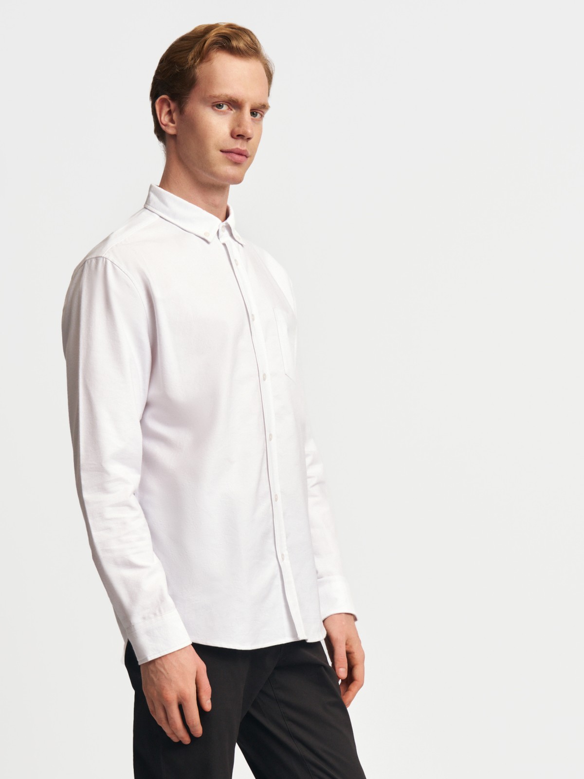 Офисная рубашка из хлопка