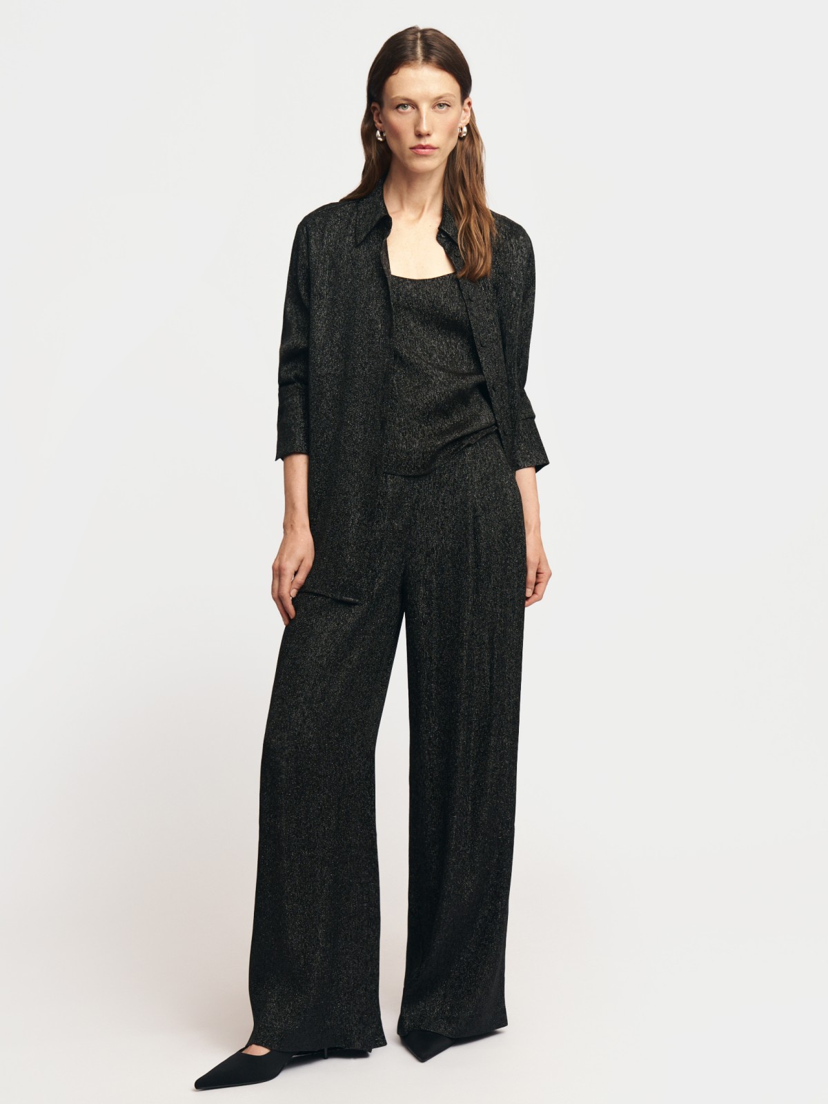 Рубашка с люрексом