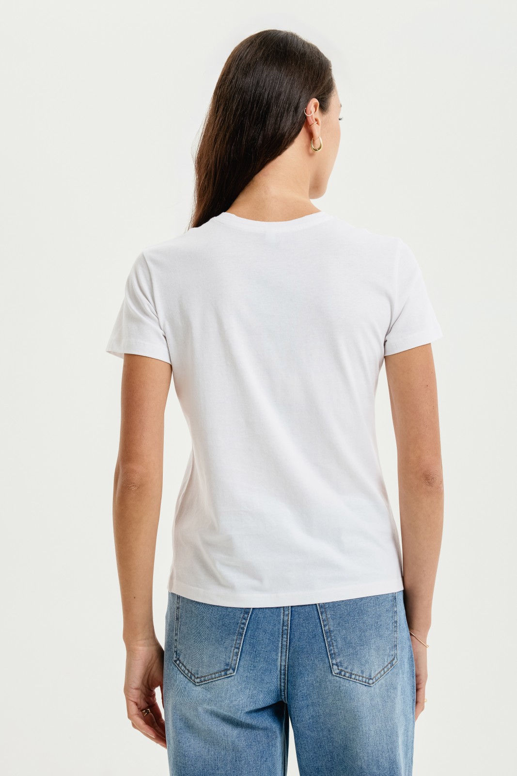 Футболка из хлопка с принтом