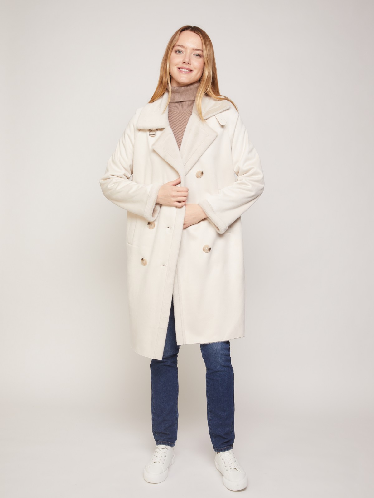 Дубленка из искусственного меха