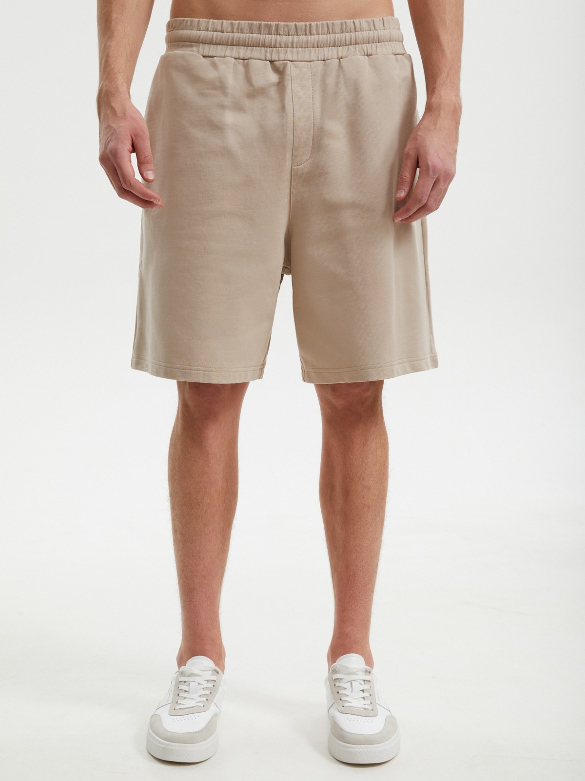 Трикотажные шорты на резинке из хлопка