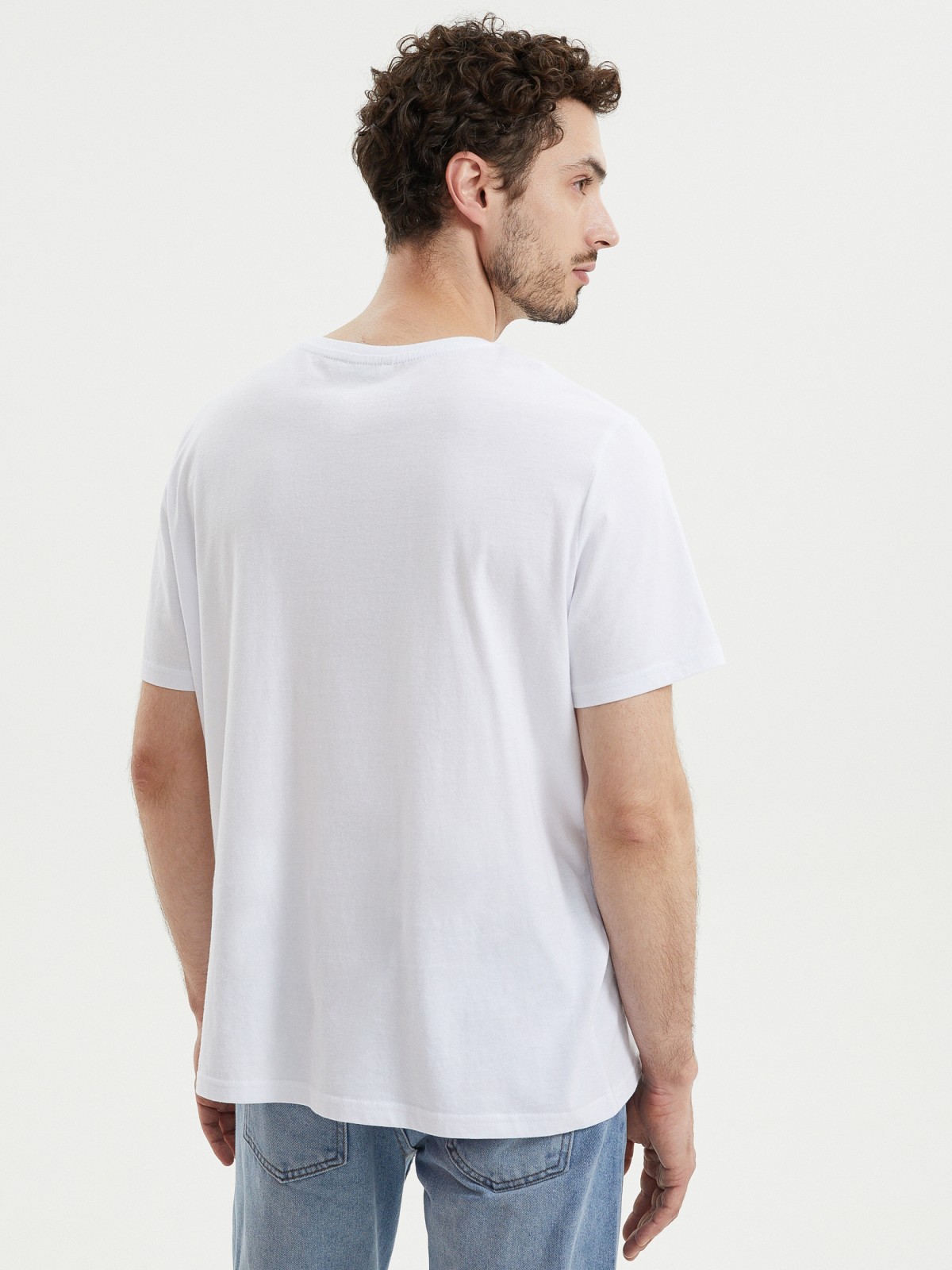 Футболка из хлопка с надписью