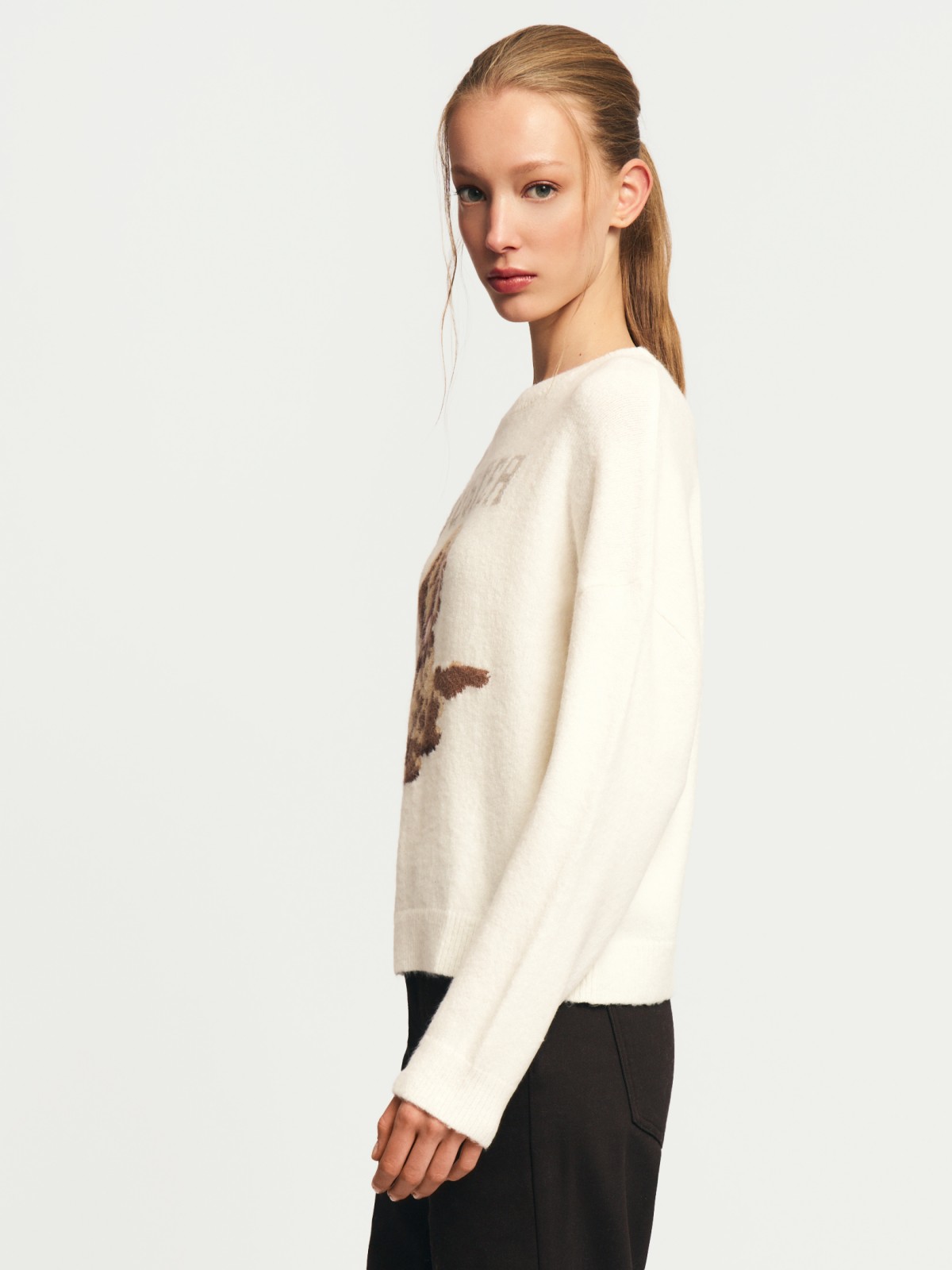 Вязаный джемпер с рисунком