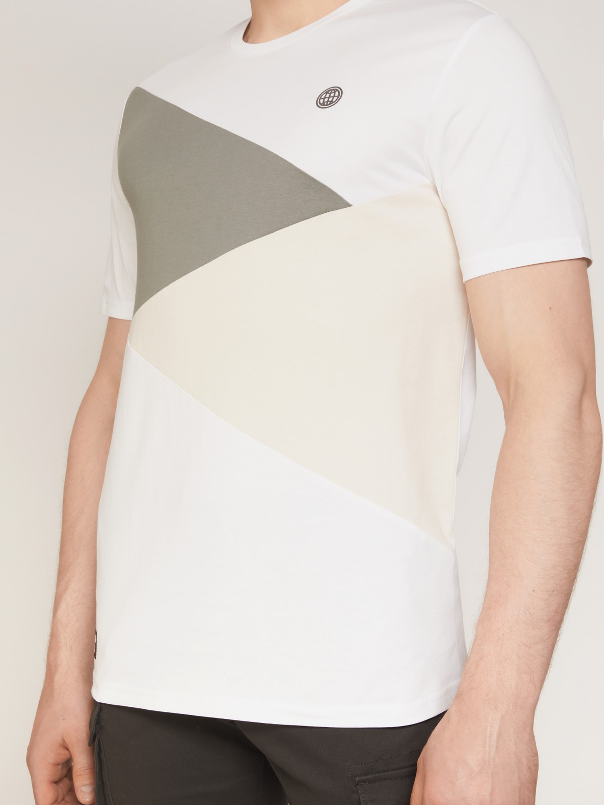 Хлопковая футболка с принтом