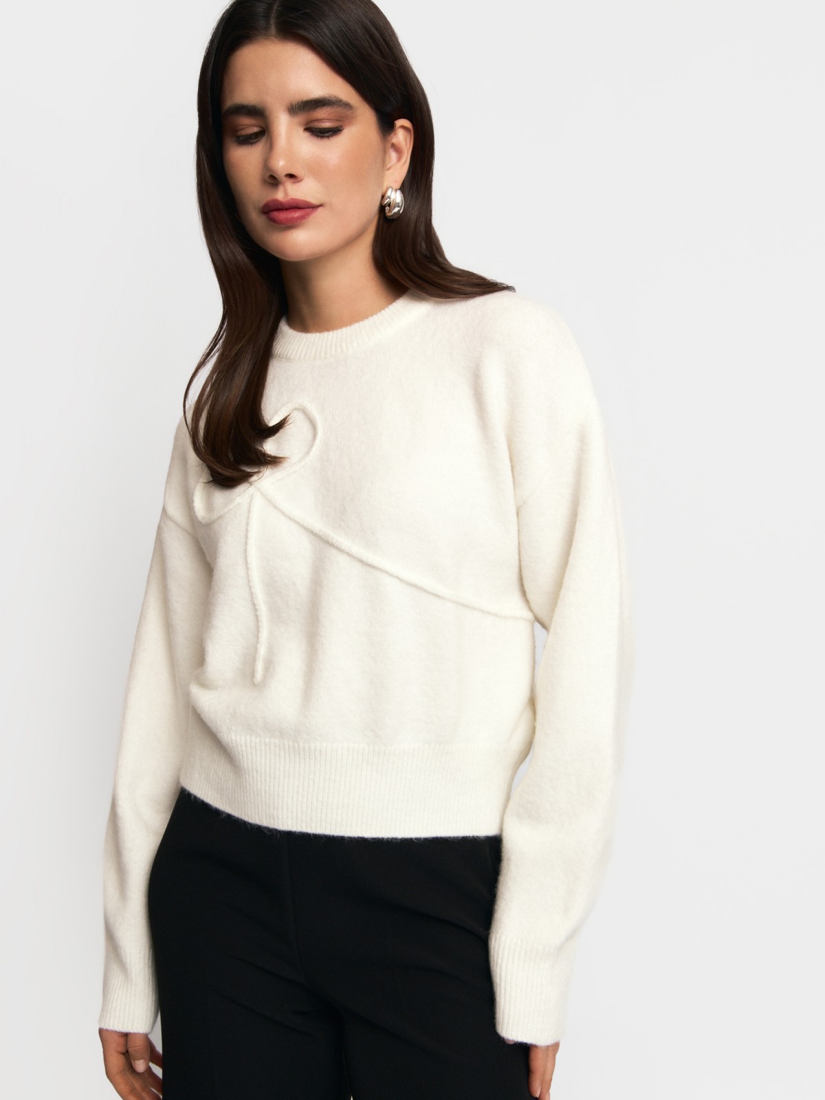 Вязаный джемпер с узором