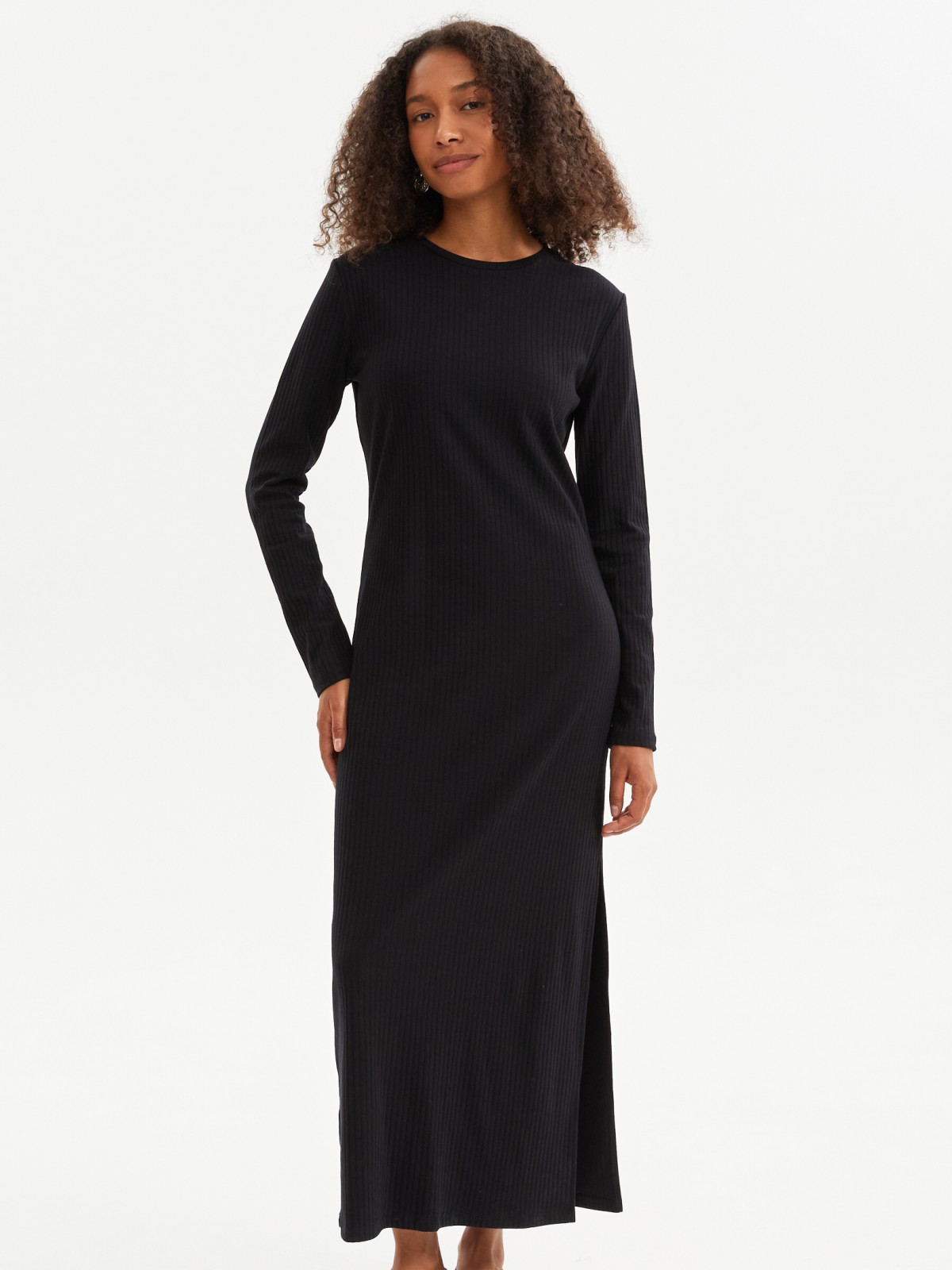 Платье лапша с длинным рукавом