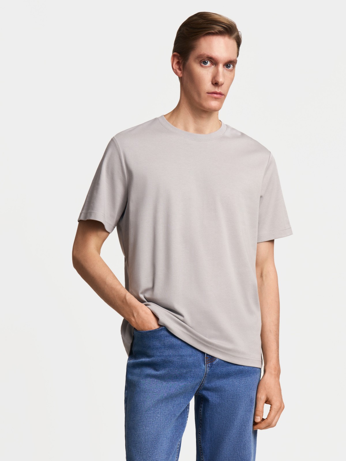 Футболка из хлопка с коротким рукавом