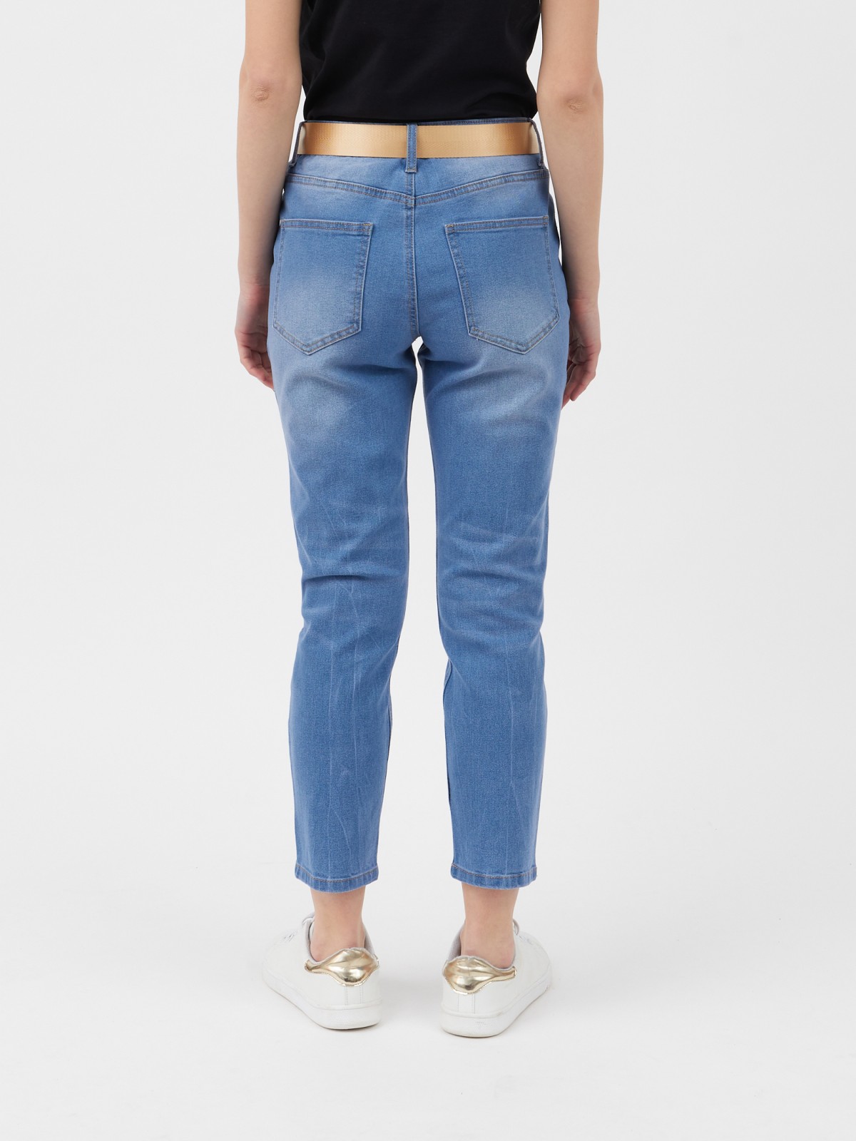 Брюки джинсовые zolla 02121710L163, цвет светло-голубой, размер 25 - фото 2